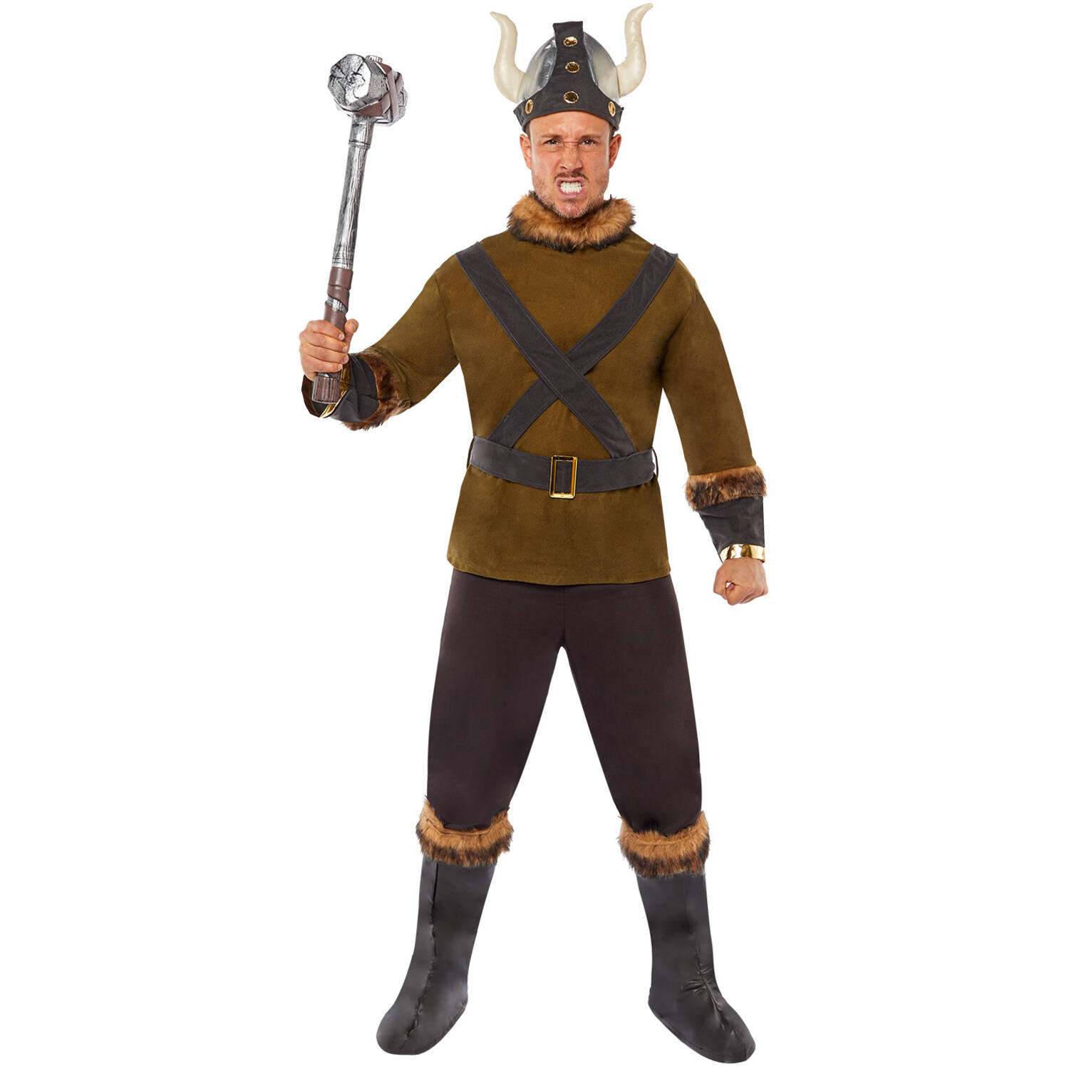 Mens Costume Viking King M