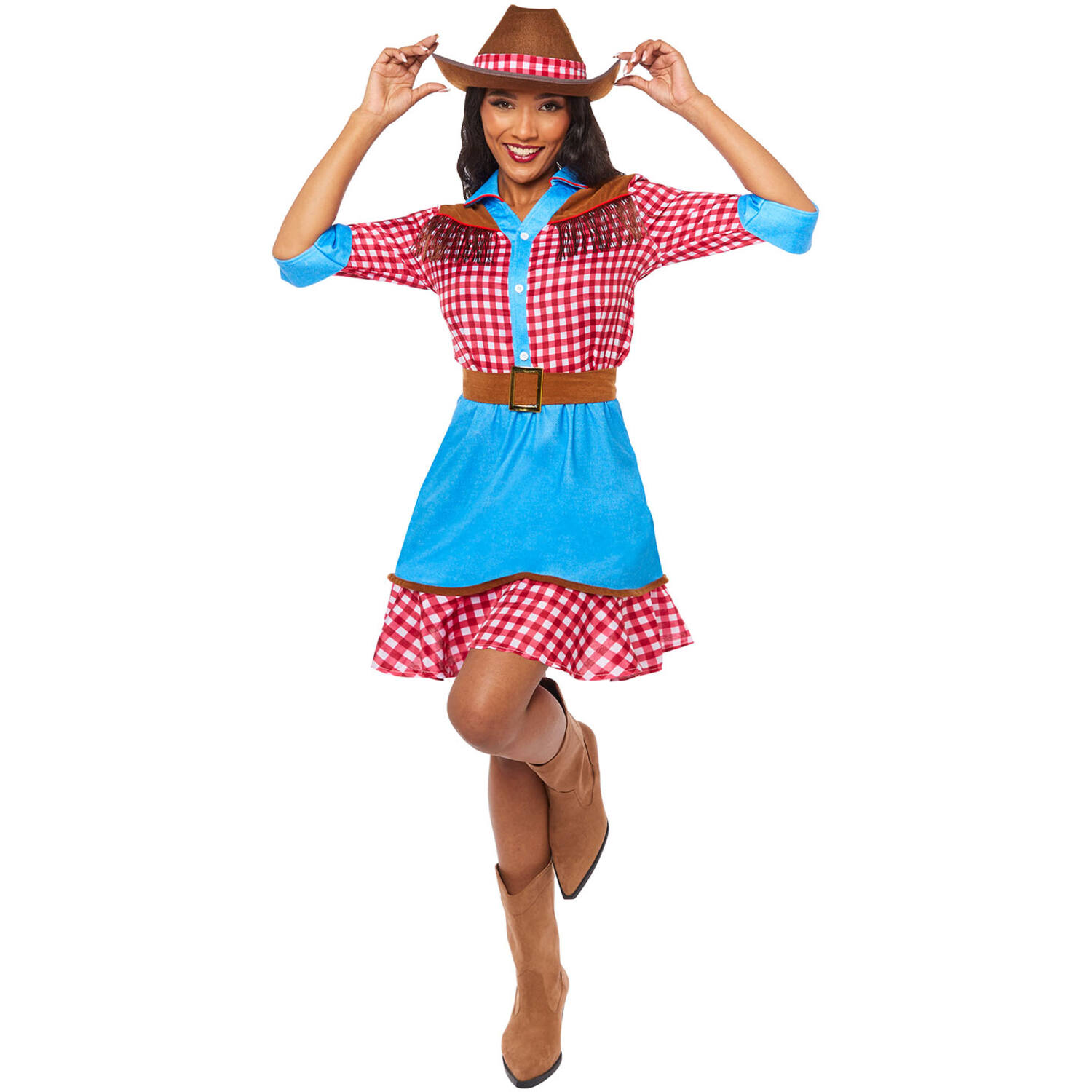 Womens Costume Wild West Cowgirl Medium/Large