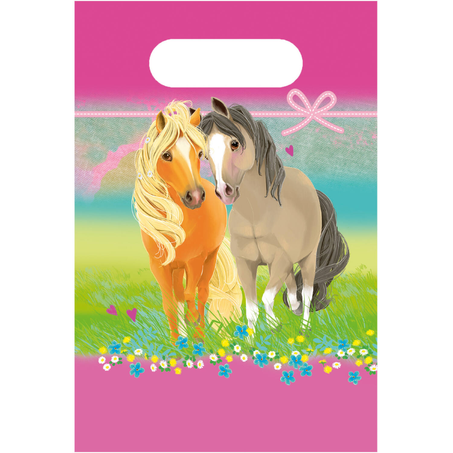 8 Pretty Pony Loot Bags Paper 23.4 x 16.2 cm