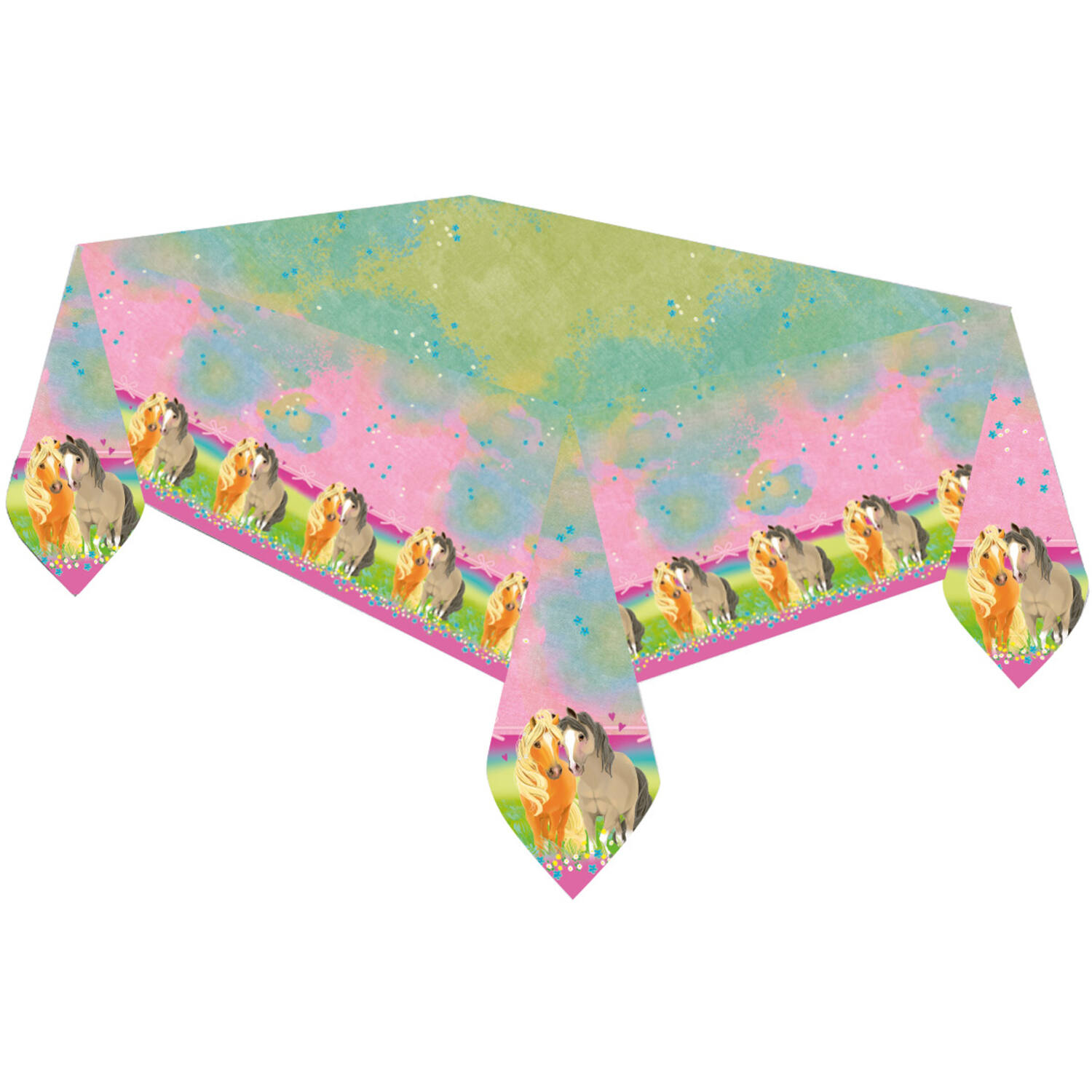 Pretty Pony Tablecover Plastic 120 x 180 cm