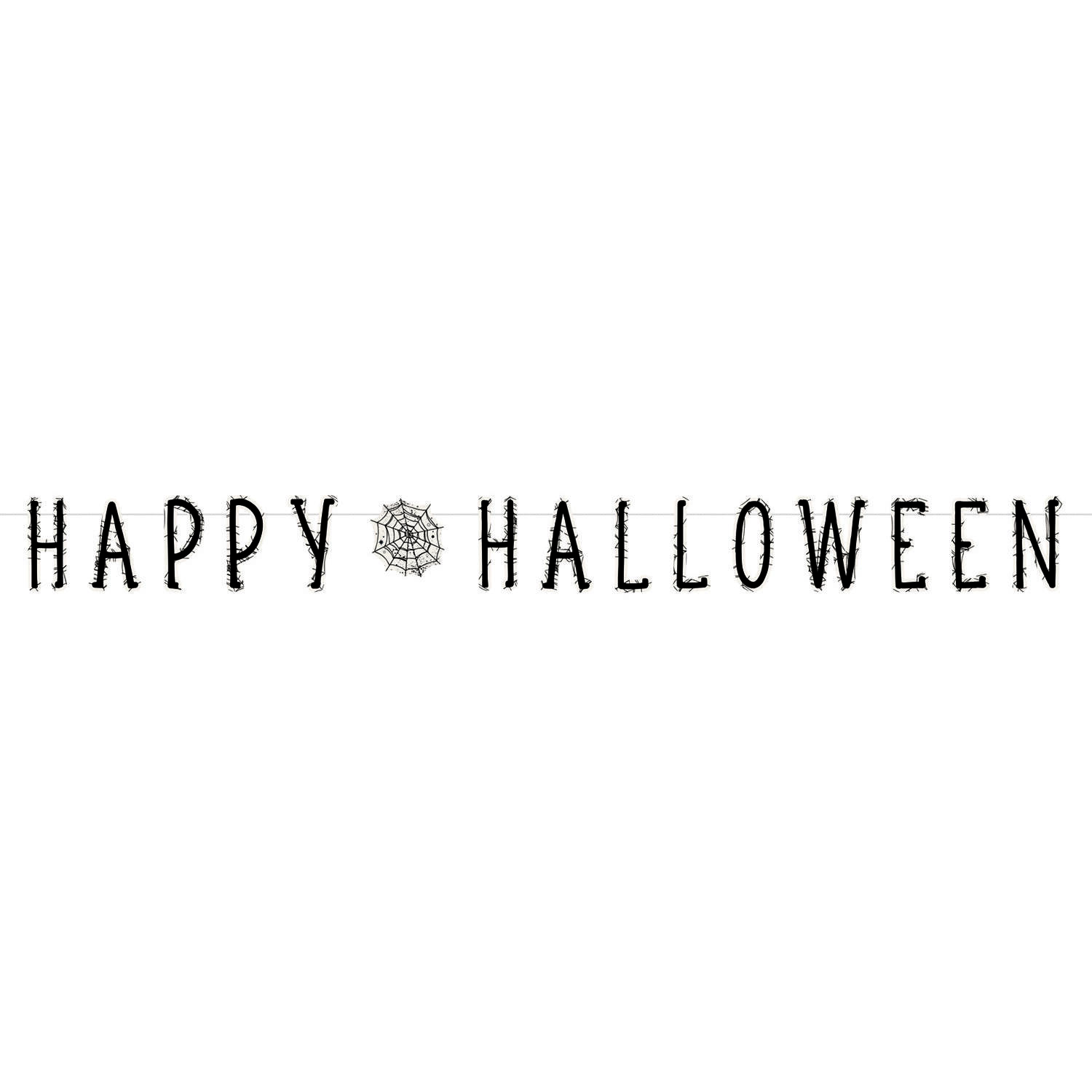 Letter Banner Happy Halloween Paper 180 x 15 cm