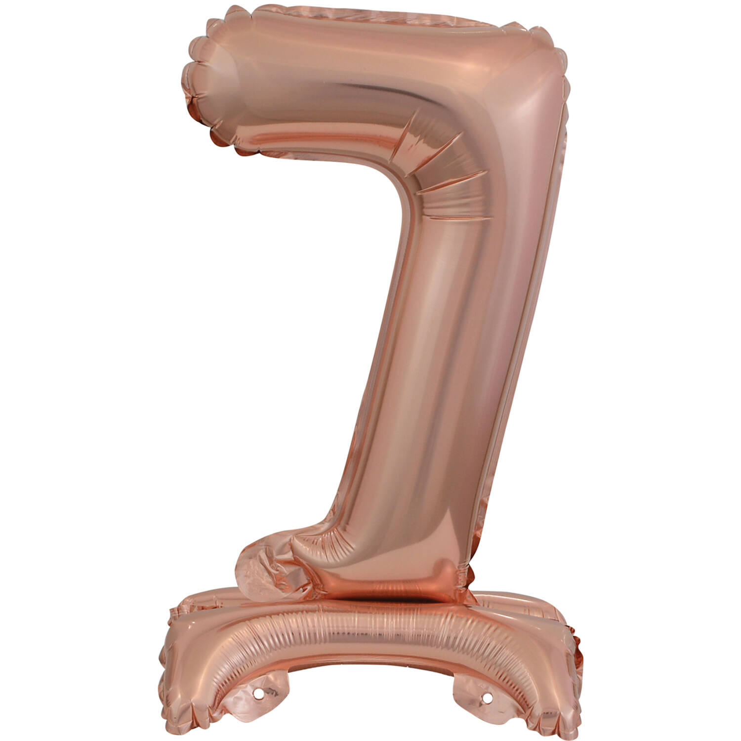 Mini Number 7 Rose Gold Foil Balloon N16 Packaged 37 cm x 22 cm