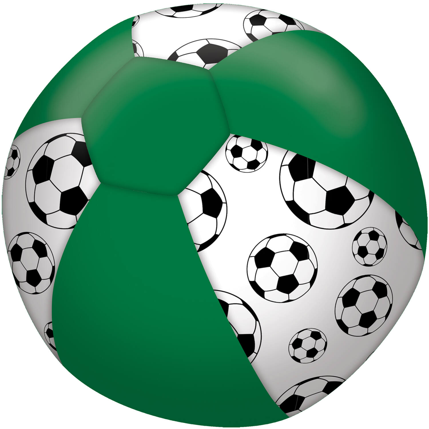 Balloon Case Fabric with 3 Latex Balloons Assorted 22.8 cm