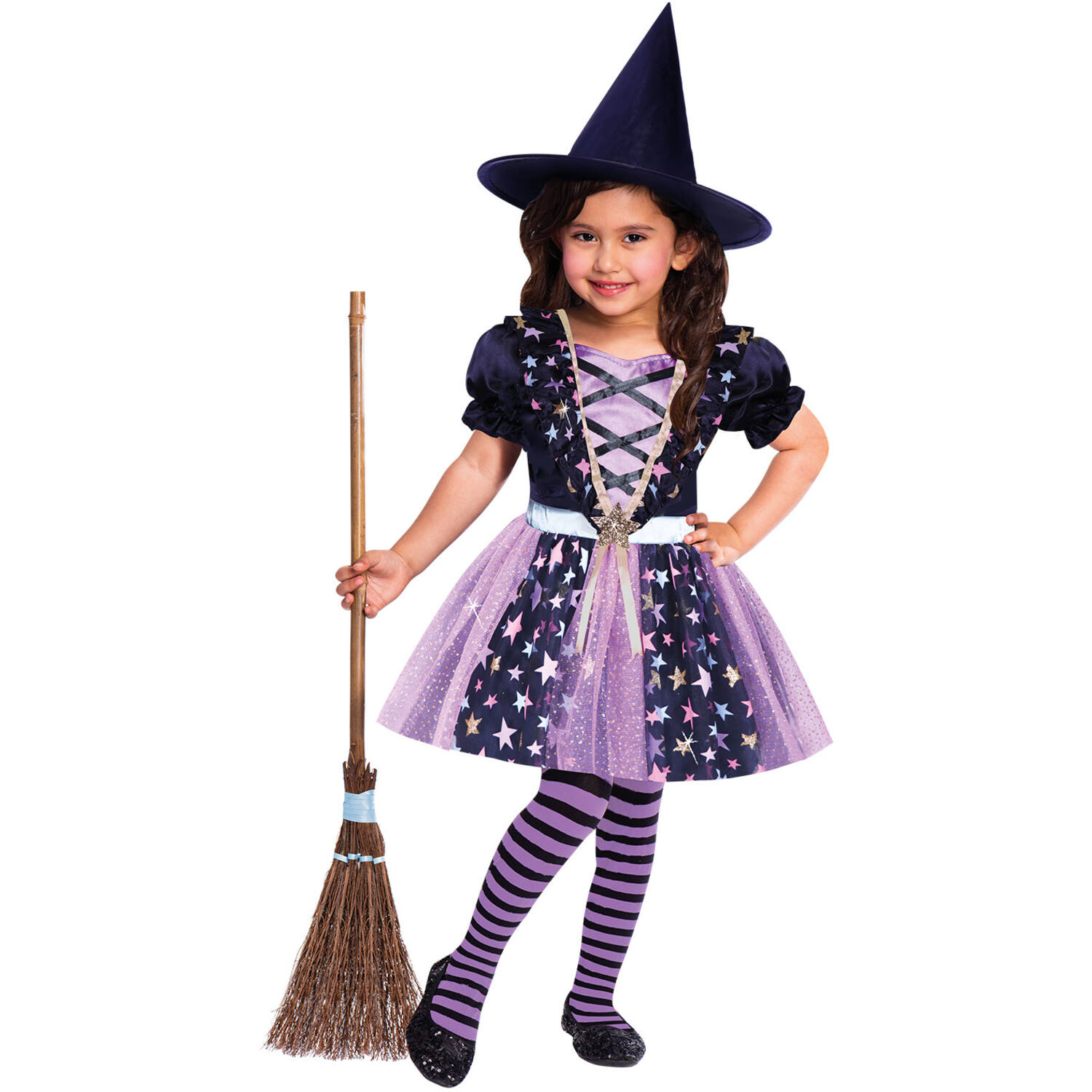 Child Costume Starlight Witch Age 4-6 Years