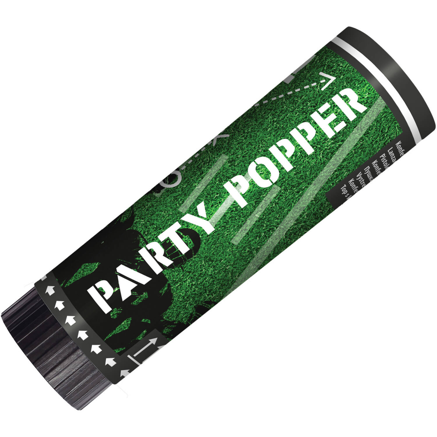 2 Confetti Popper Touchdown! Plastic / Paper 15 cm
