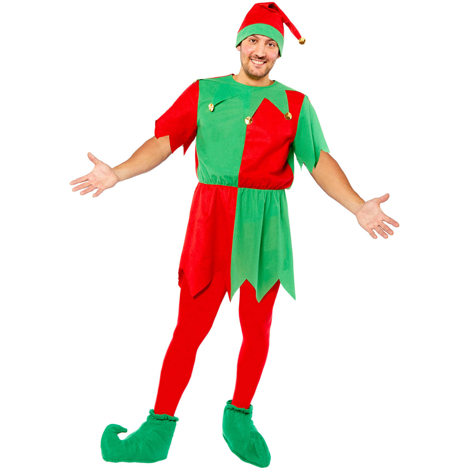 Adult Costume Basic Elf Men Standard