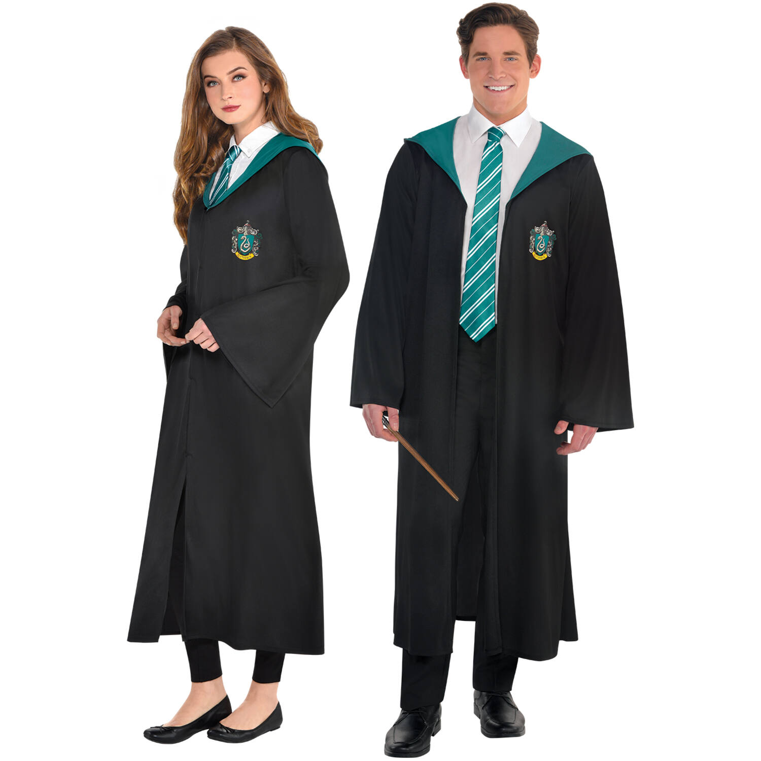 Adult Costume Slytherin       Schoolrobe Size Standard