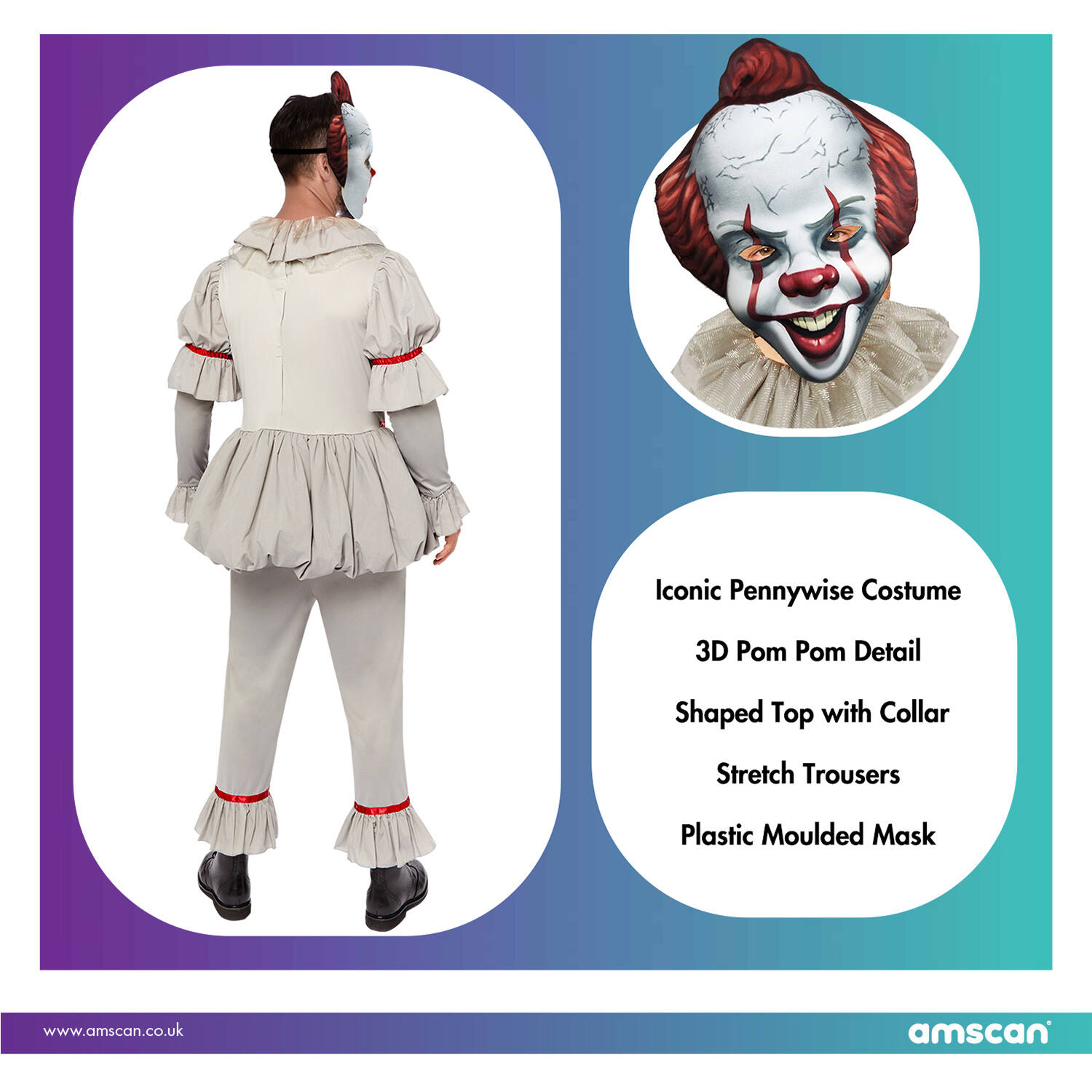 Adult Costume IT Mens Size L