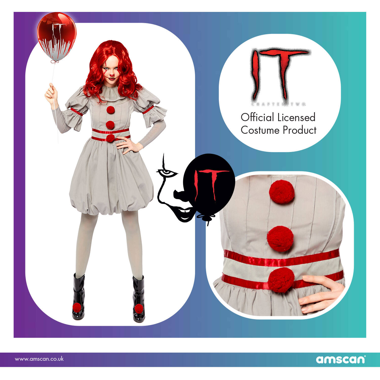 Adult Costume IT Ladies Size XL