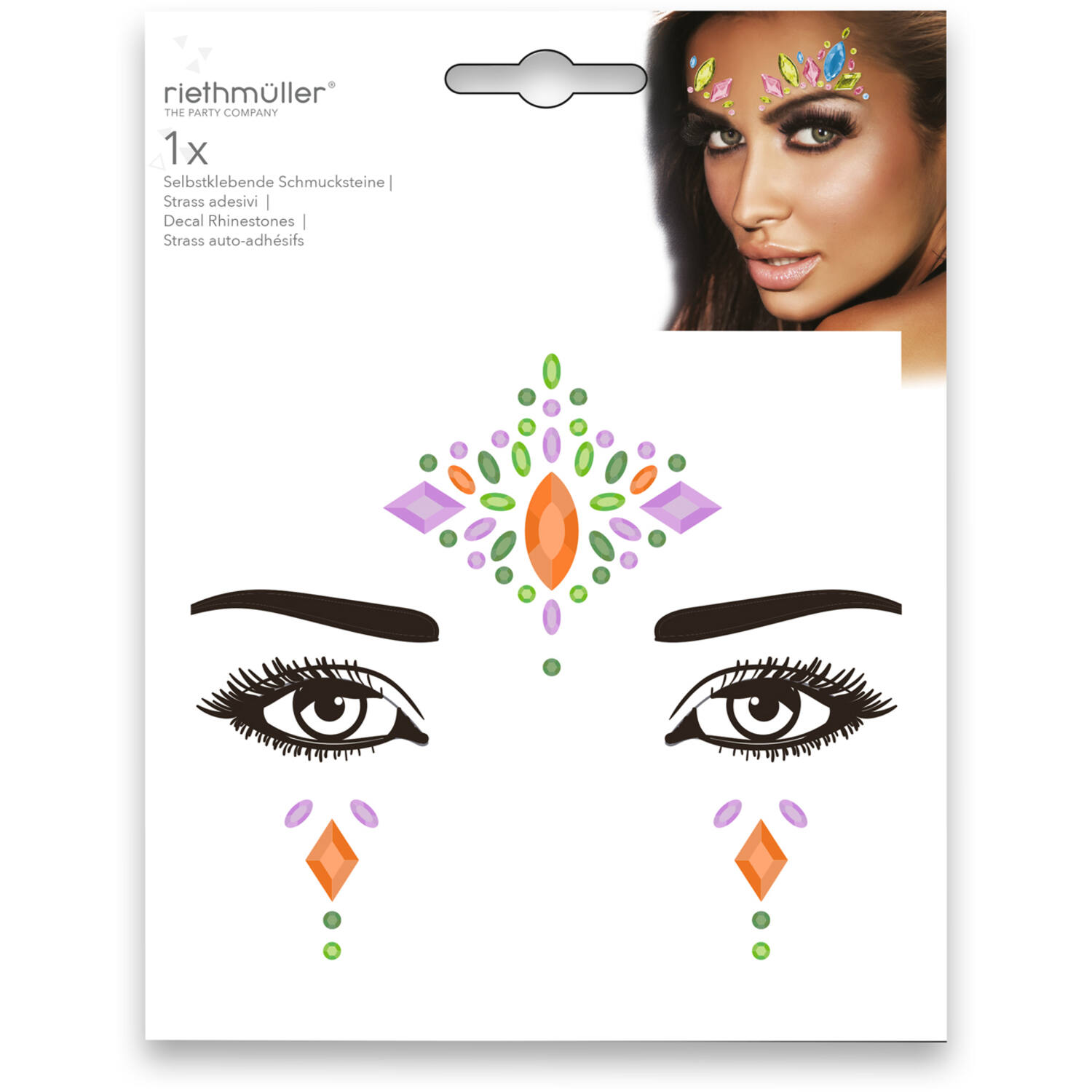 Decal Rhinestones Assorted