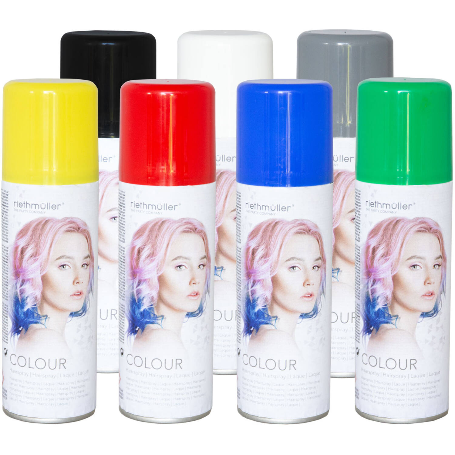 Colour Hairspray 100 ml       Assorted