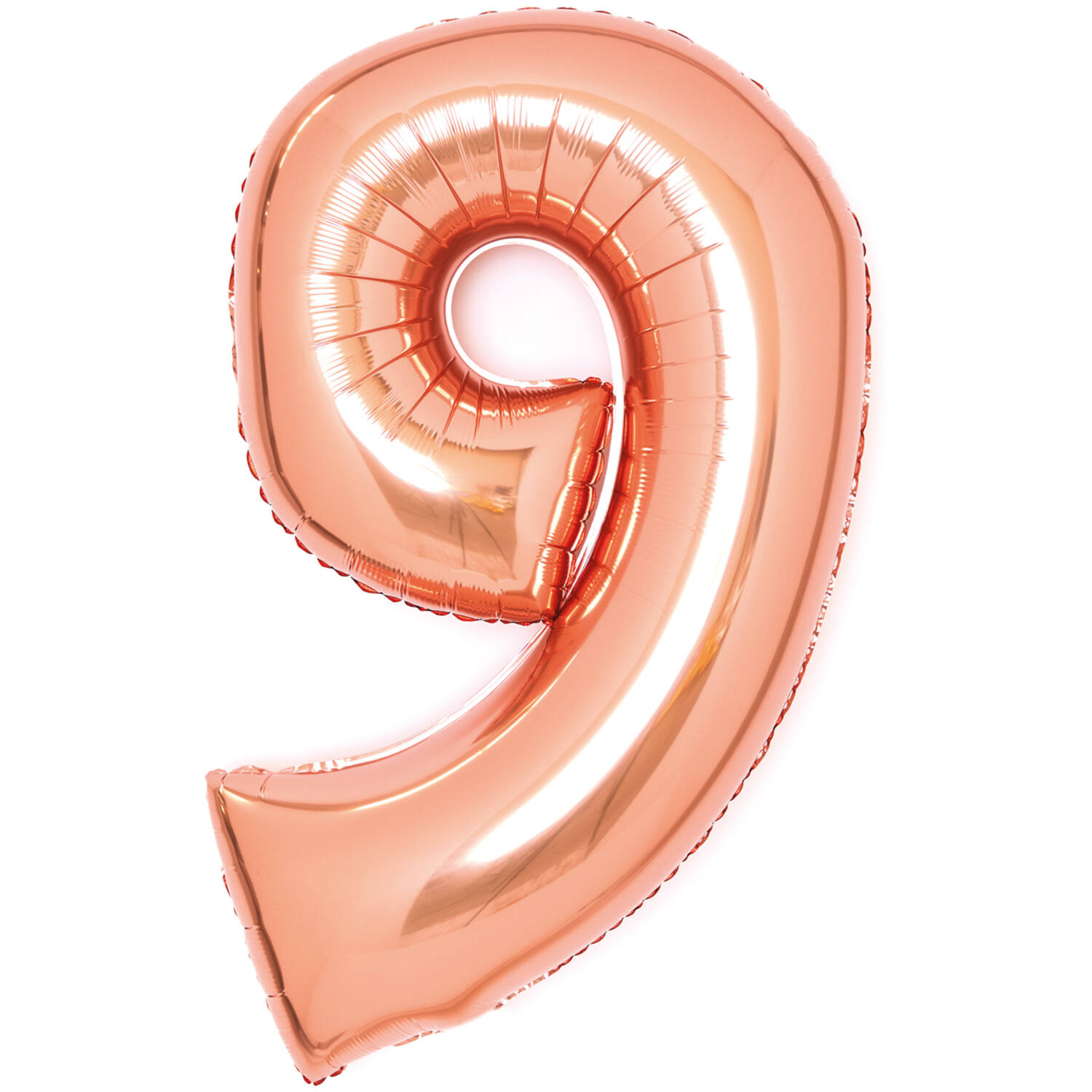 Medium Number 9 ; Foil Balloon N26 Packaged 74 cm x 47 cm