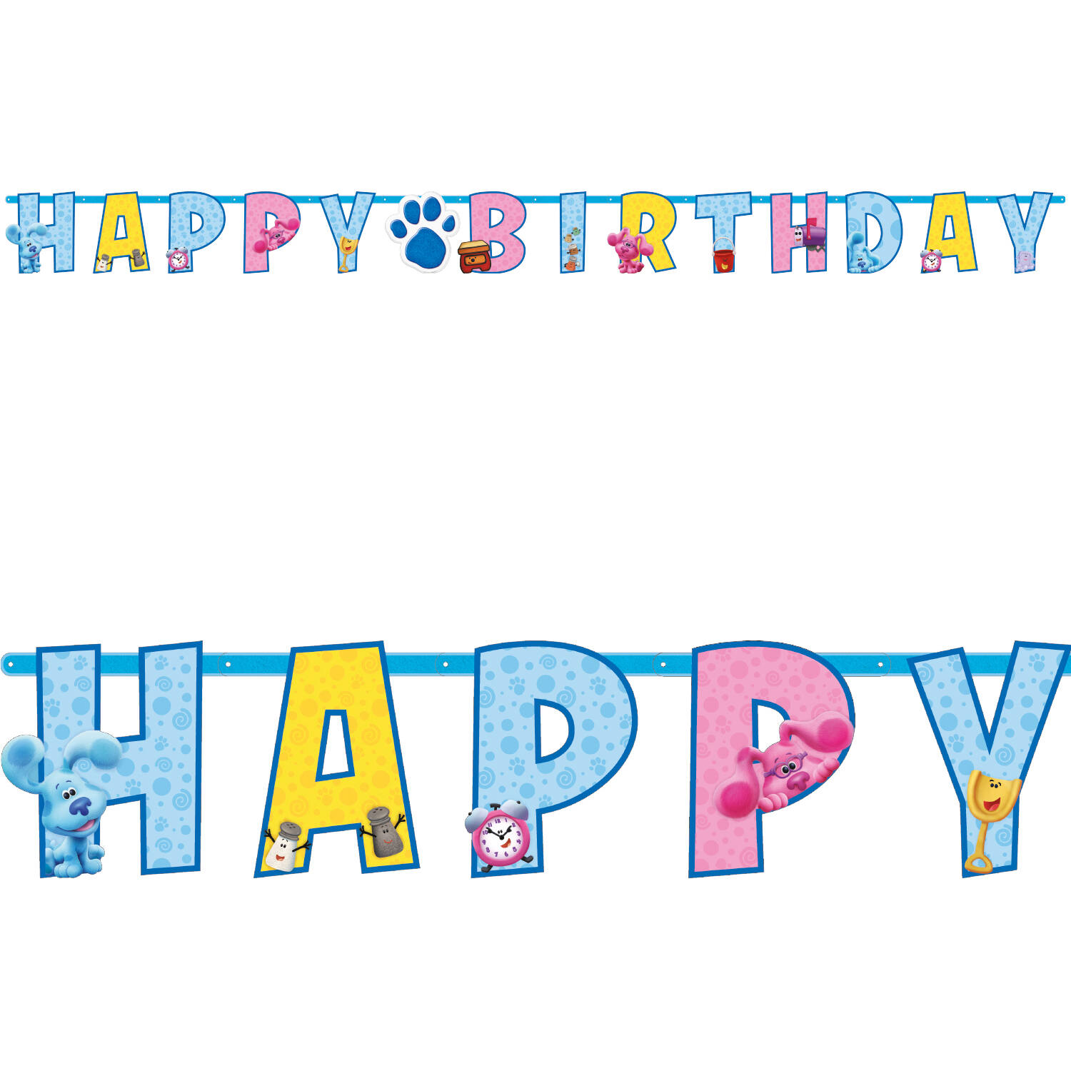 Letter Banner Blue's Clues Paper 180 x 15 cm