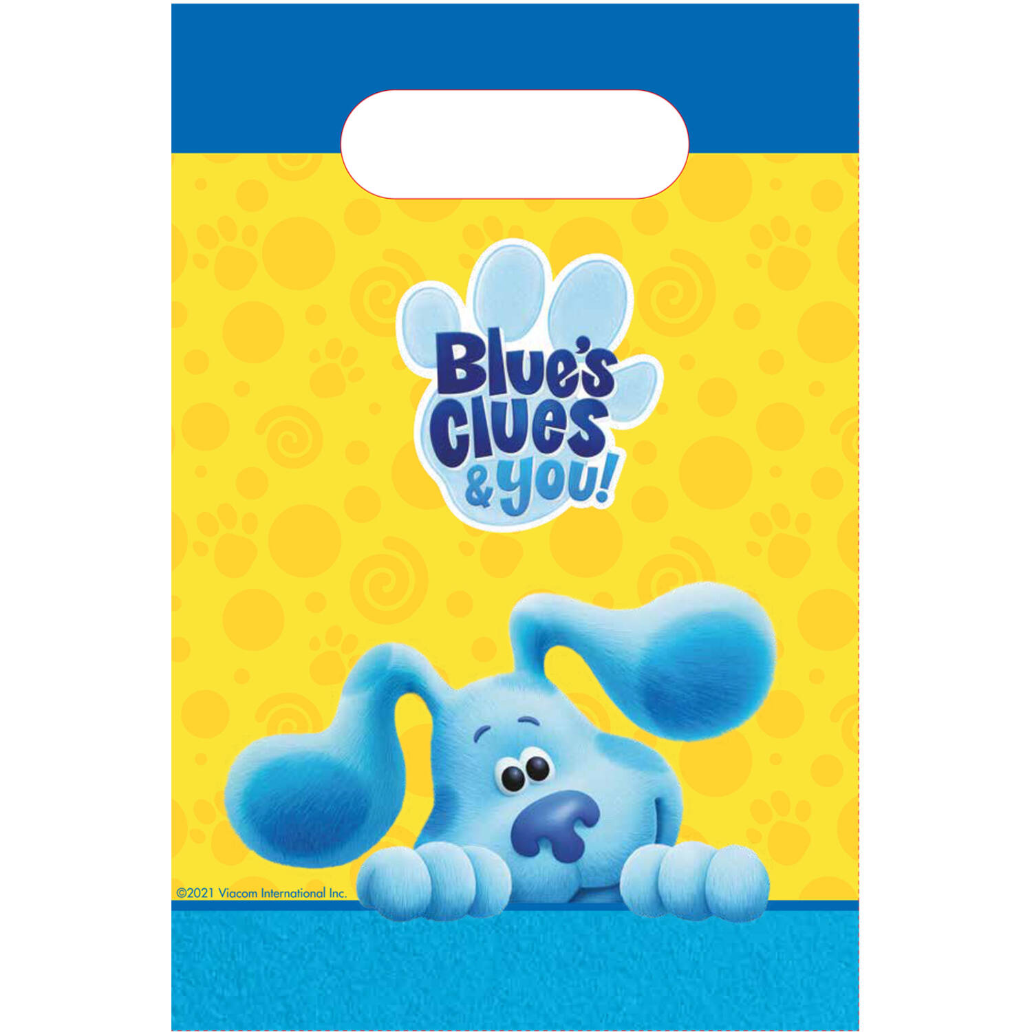8 Loot Bags Blue's Clues Paper 15.8 x 23.6 cm
