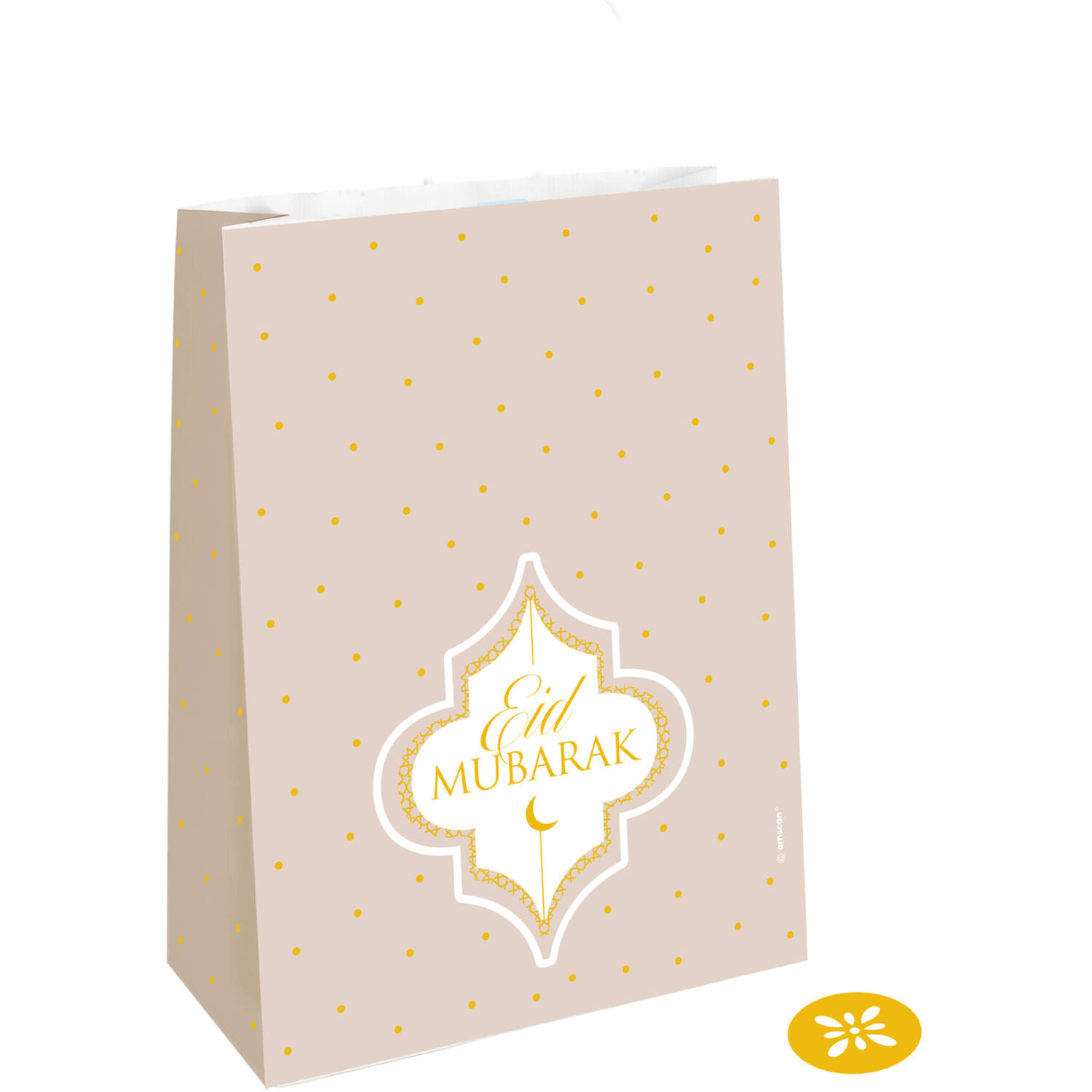 4 Paper Bags Eid Ramadan  15 x 21 x 6 cm