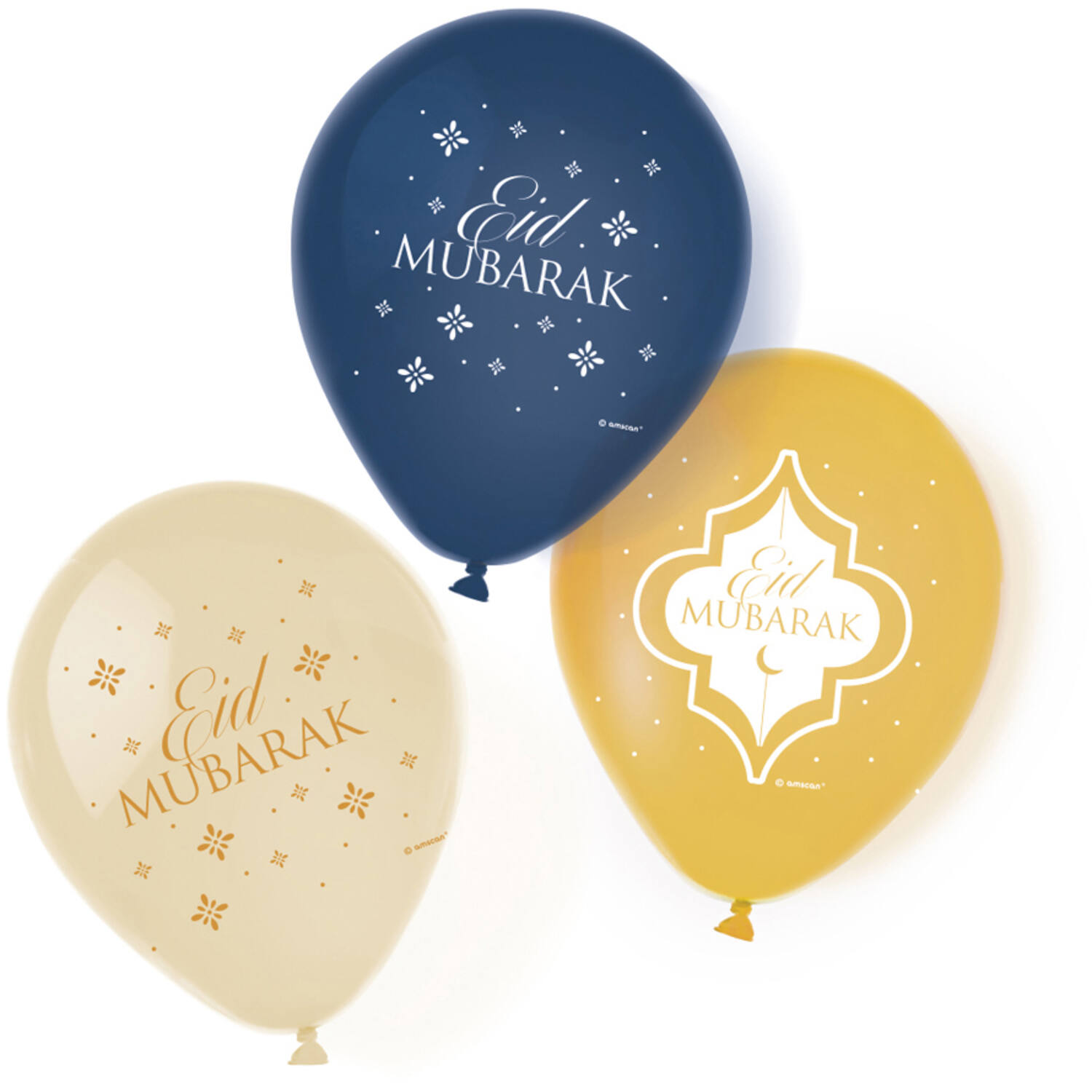 6 Latexballons Eid Ramadan 1c Druck 27,5 cm/11"