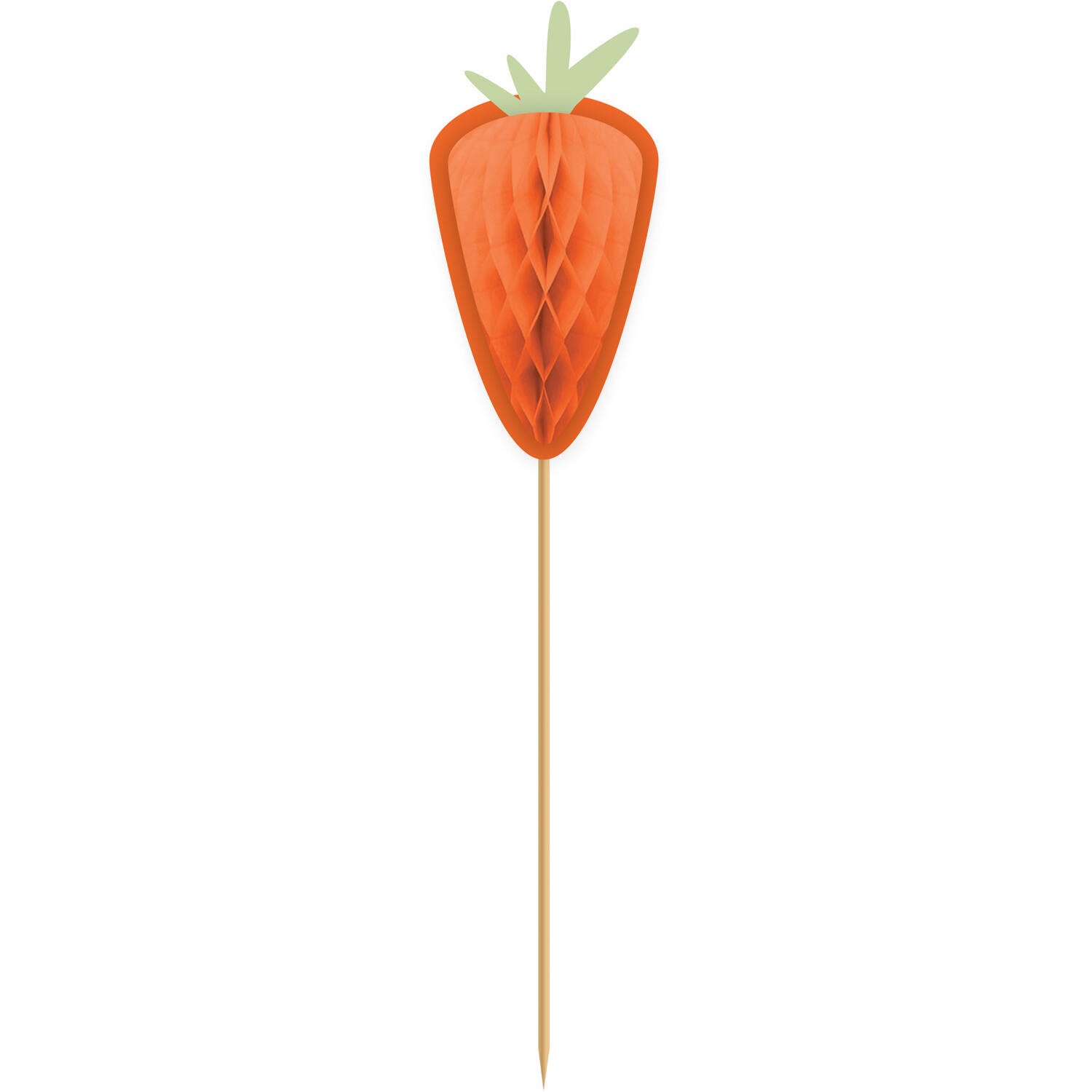 10 Picks Carrots Honeycombs Wood 17 cm