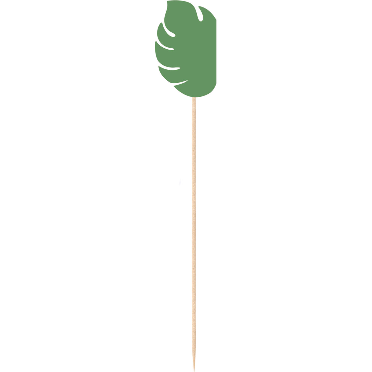 10 Cake Decoration Picks Key  West Wood / Paper