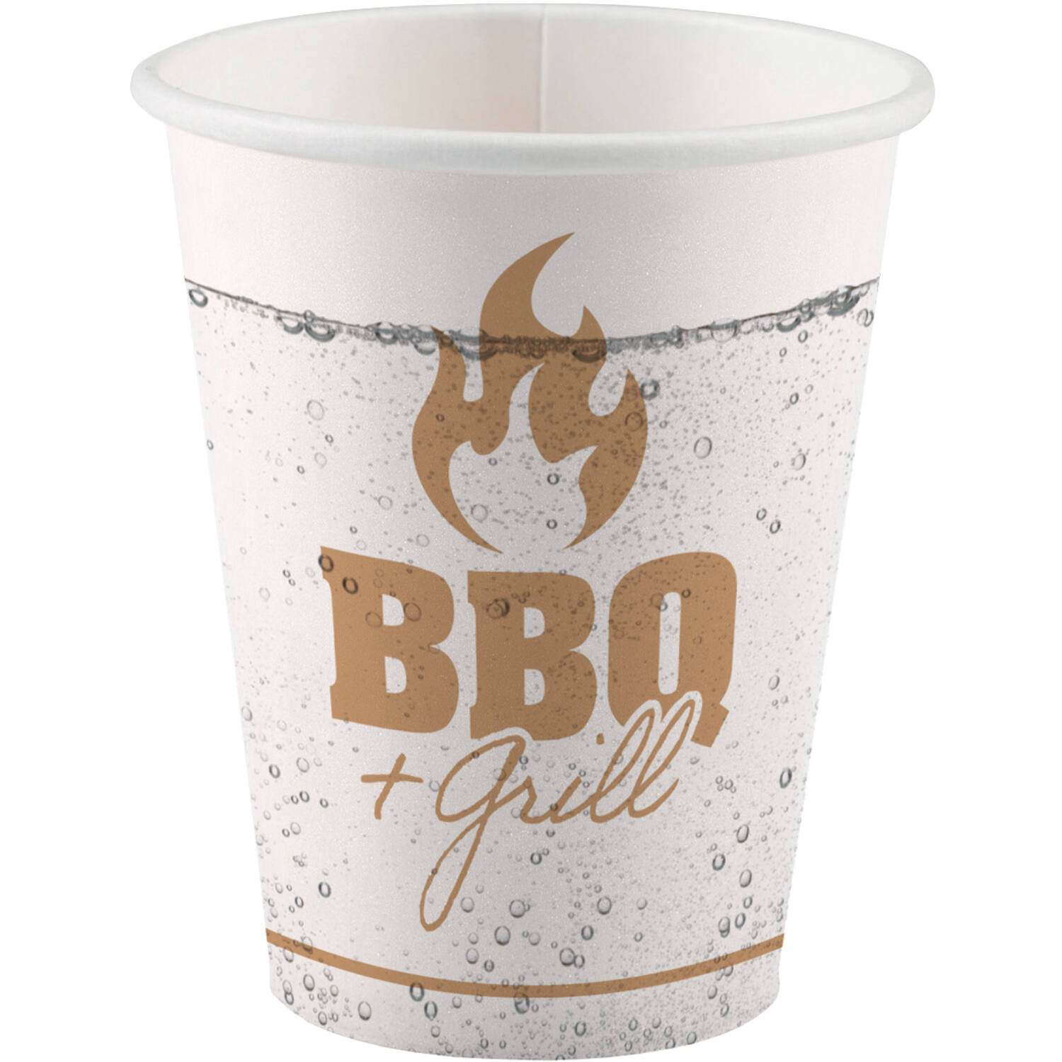 8 Cups BBQ & Grill Party Paper 500 ml
