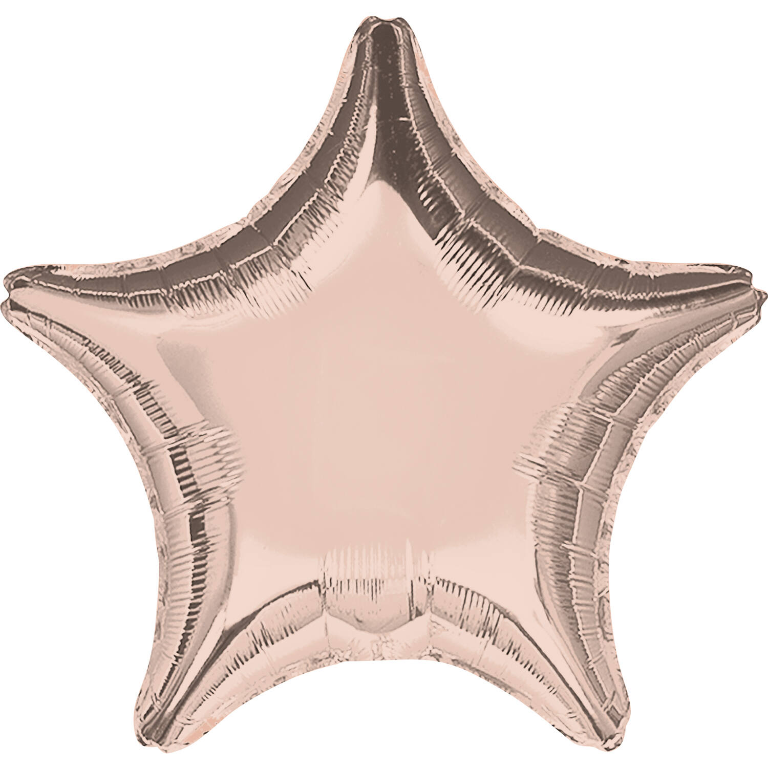 Standard Rose Gold Foil Balloon Star Foil Balloon C16 Bulk 48 cm