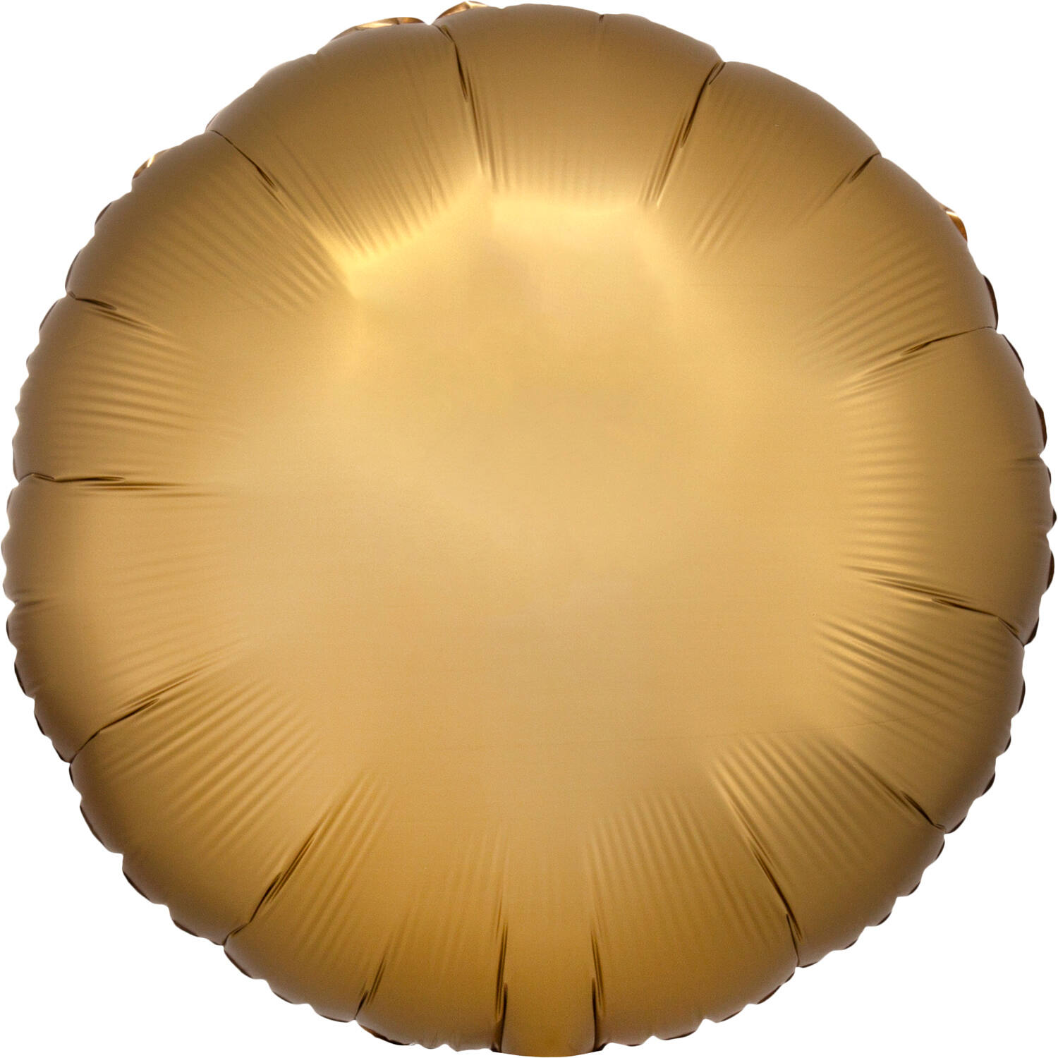 Standard Silk Lustre Gold Round Foil Balloon C16 Packaged 43 cm