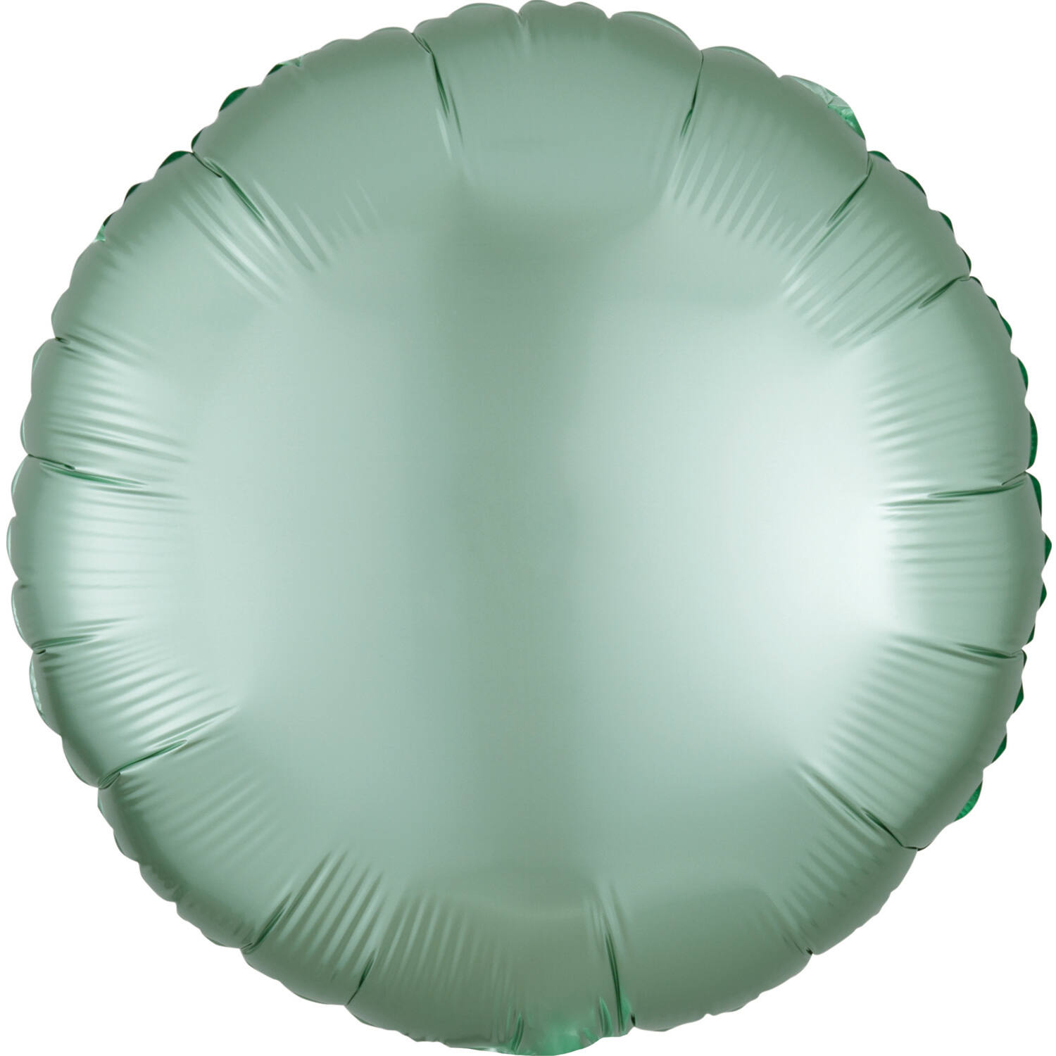 Standard Silk Lustre Mint Green Round Foil Balloon C16 Packaged 43 cm