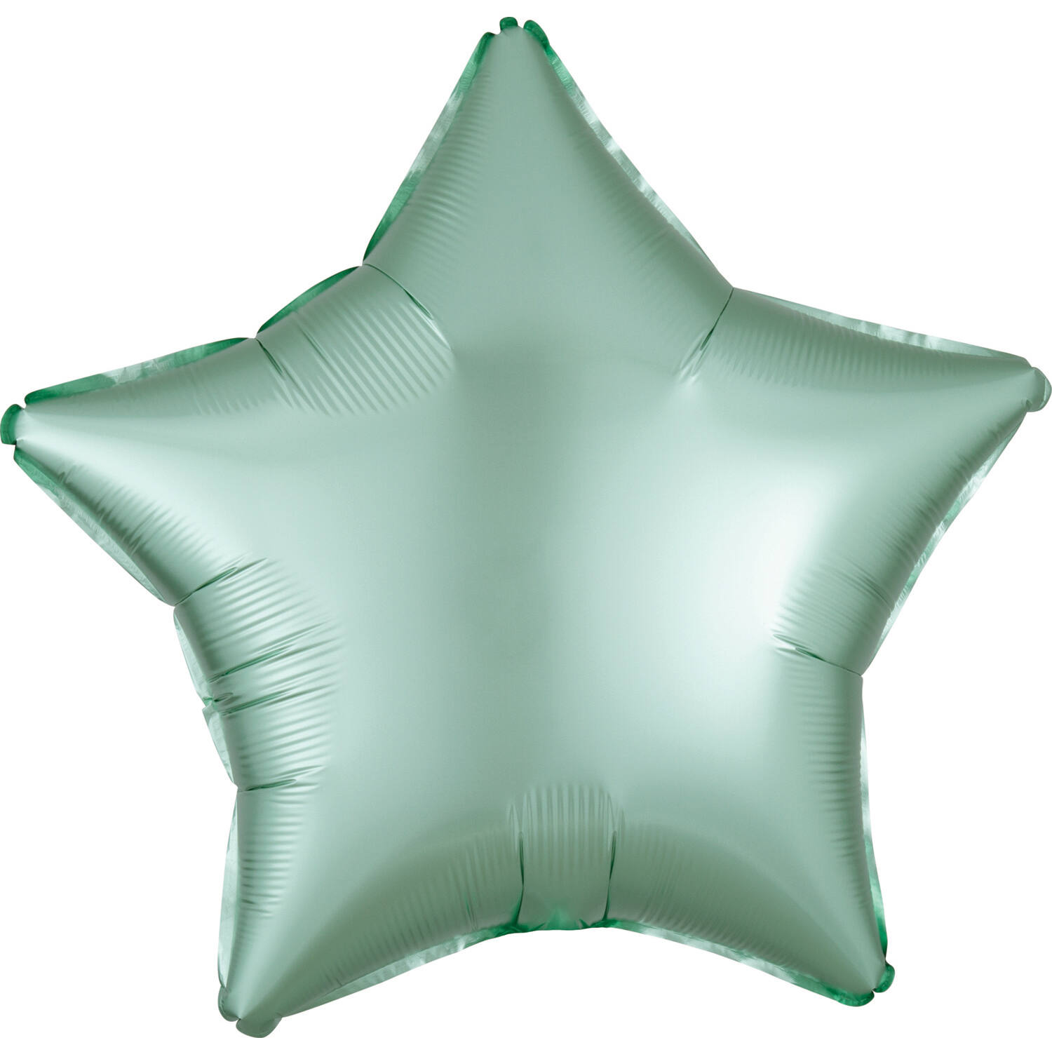 Standard Silk Lustre Mint Green Star Foil Balloon C16 Packaged 48 cm