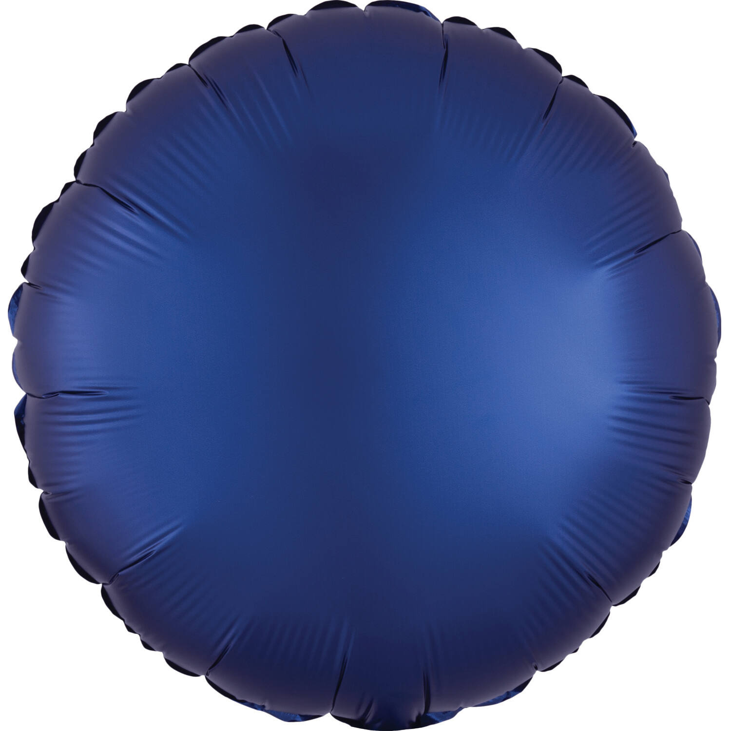 Standard Silk Lustre Navy Blue Round Foil Balloon C16 Packaged 43 cm