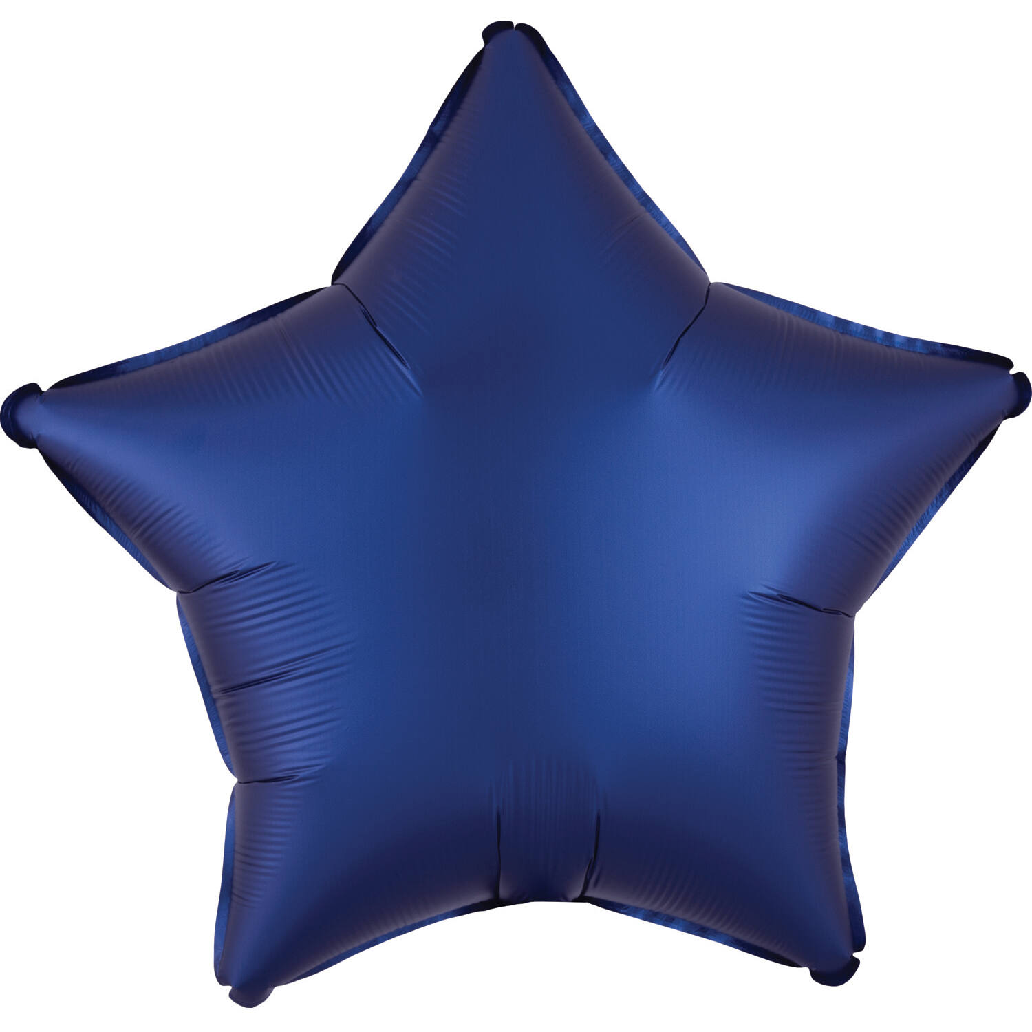 Standard Silk Lustre Navy Blue Star Foil Balloon C16 Packaged 48 cm