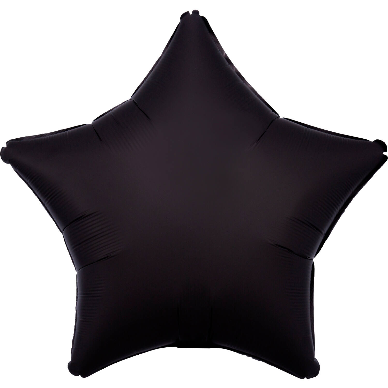 Standard Silk Lustre Black Star Foil Balloon C16 Packaged 48 cm