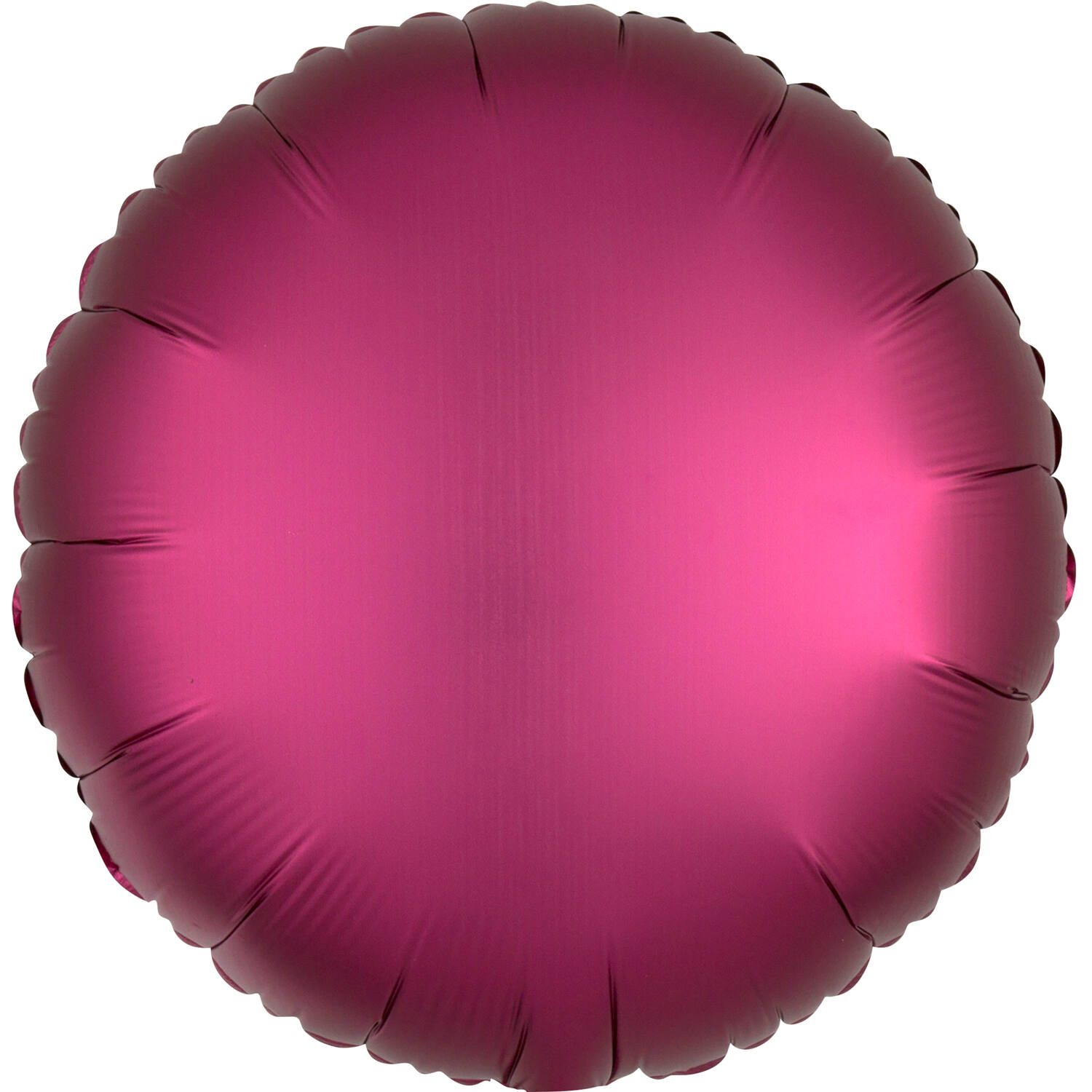 Standard Silk Lustre Pomegranate Round Foil Balloon C16 Packaged 43 cm
