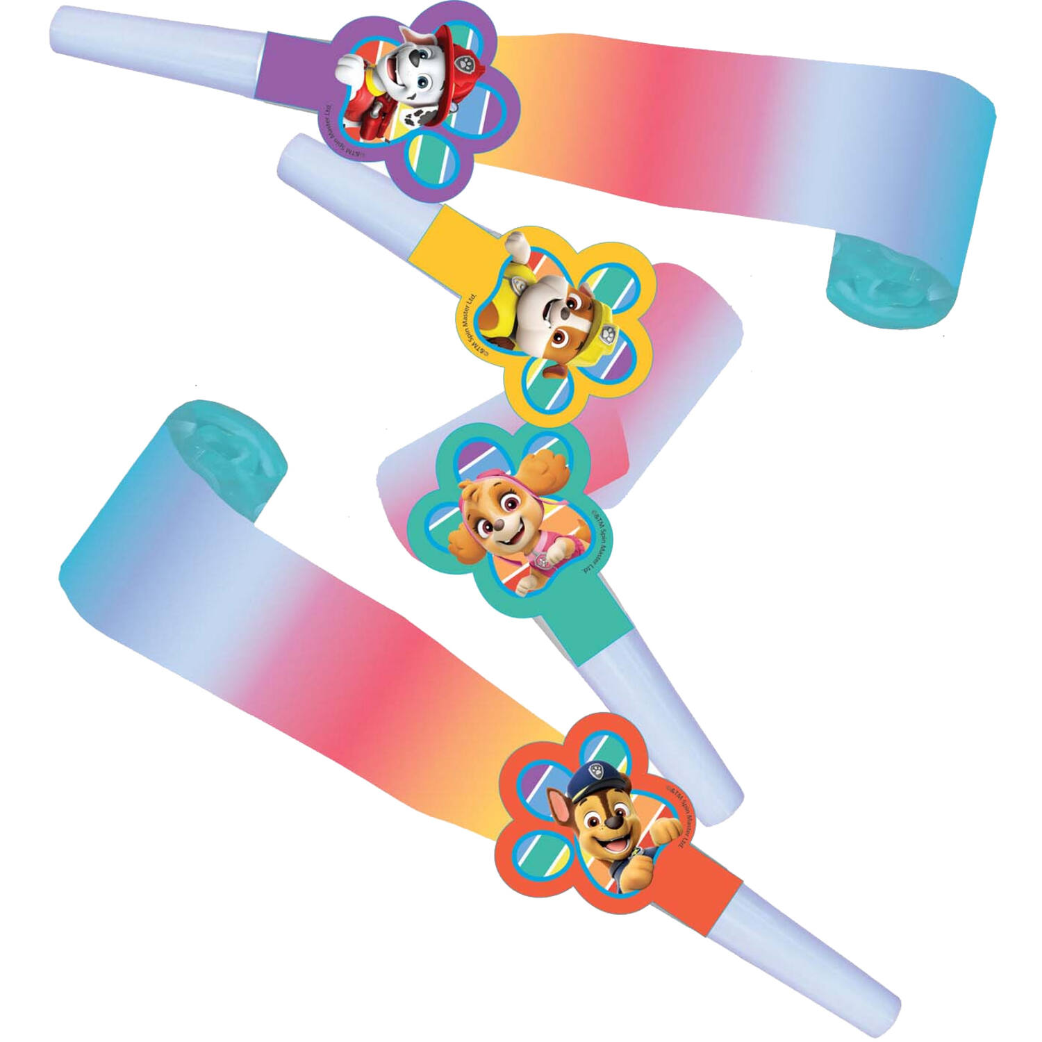 8 Blowouts Paw Patrol 2022 Plastic / Paper 30 cm