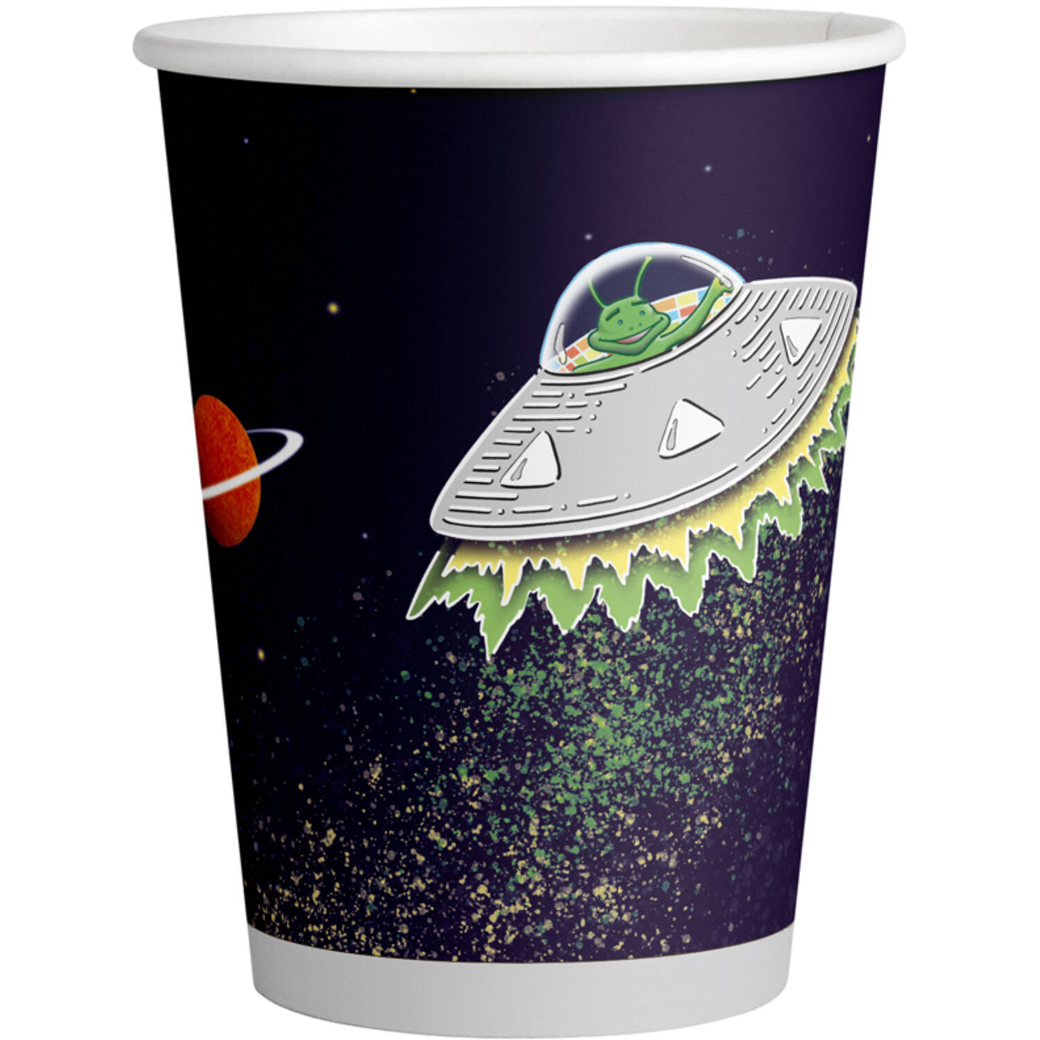 8 Cups Space Party Paper 250 ml
