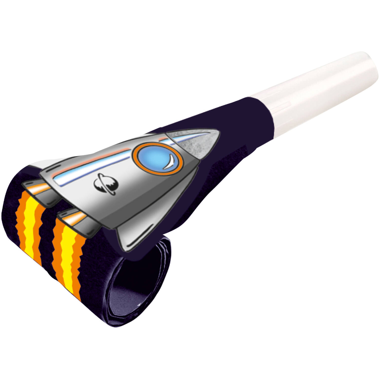 8 Blowouts Space Party Plastic / Paper Lengt 30 cm