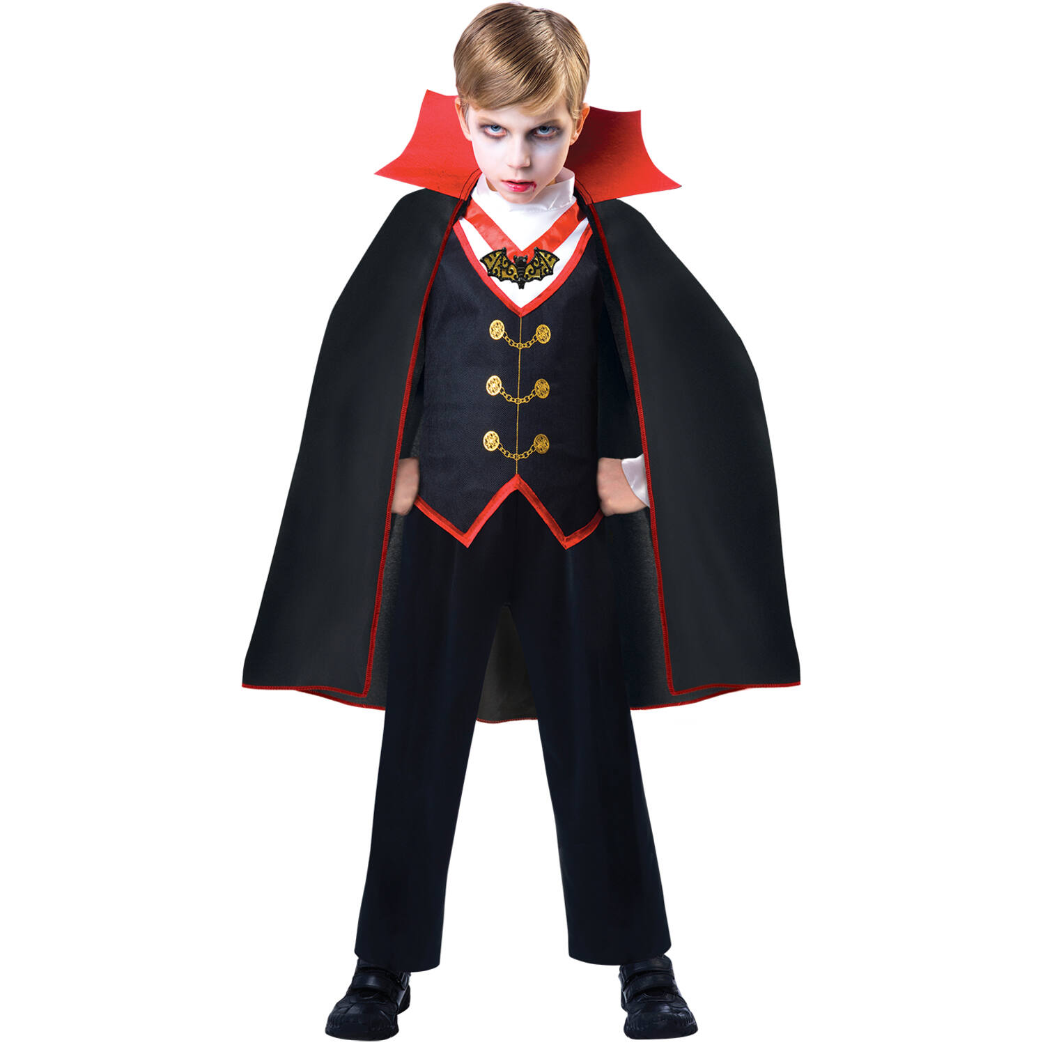 Child Costume Dracula Boy Age 10-12 Years