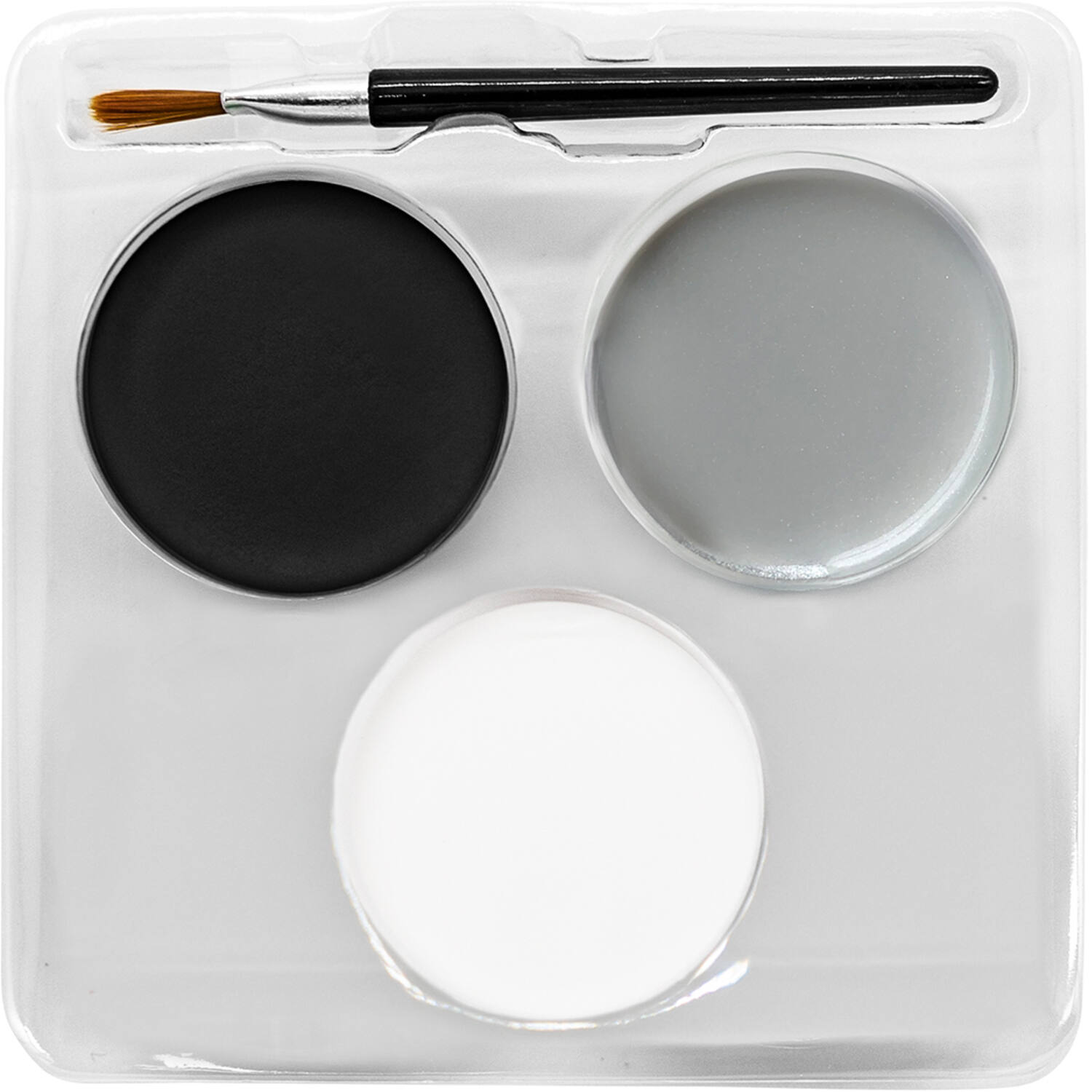 Aqua Gothic Glam Kit (3 x Face Paint 3.5 g / 1 Brush / 2 Sheets Tattoos)