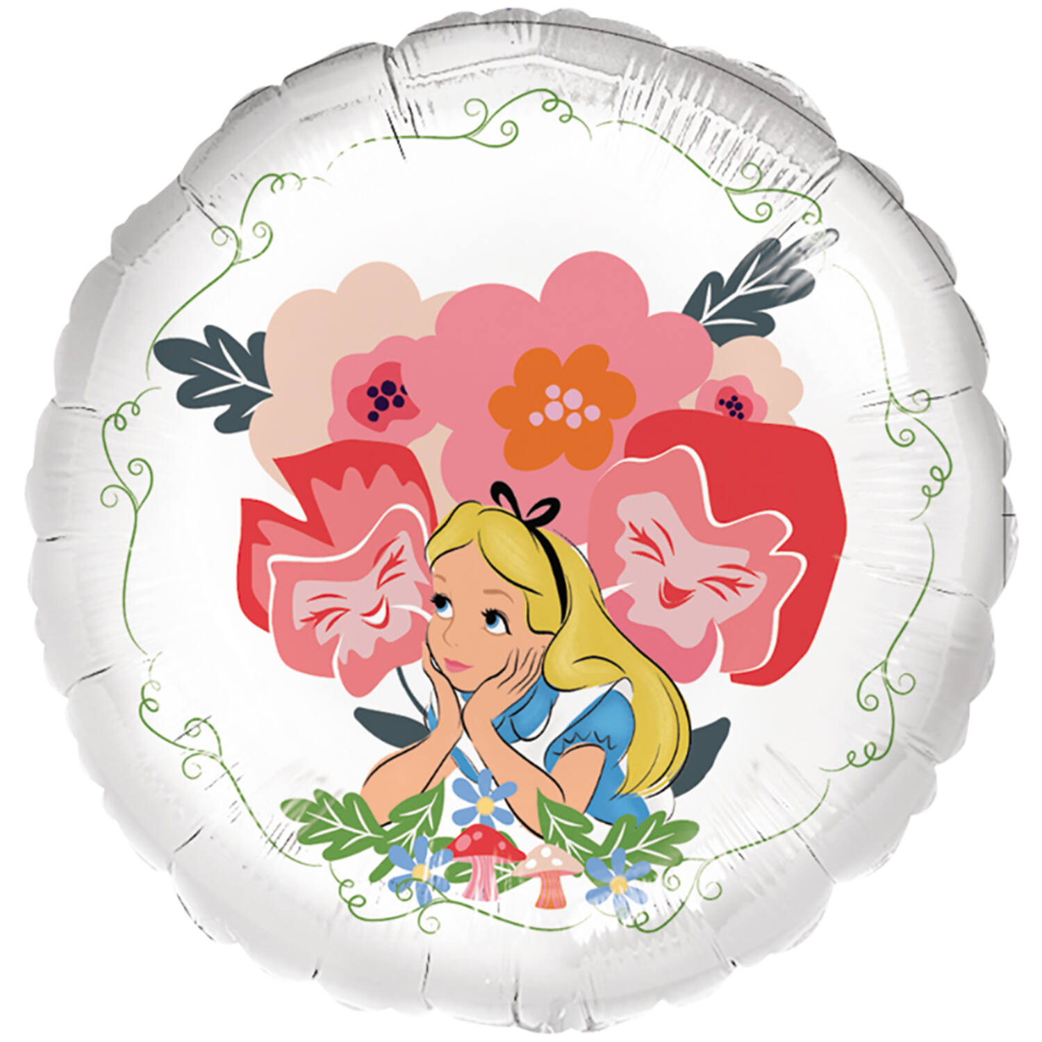 Standard Disney Alice Foil Balloon C60 Packaged 43 cm