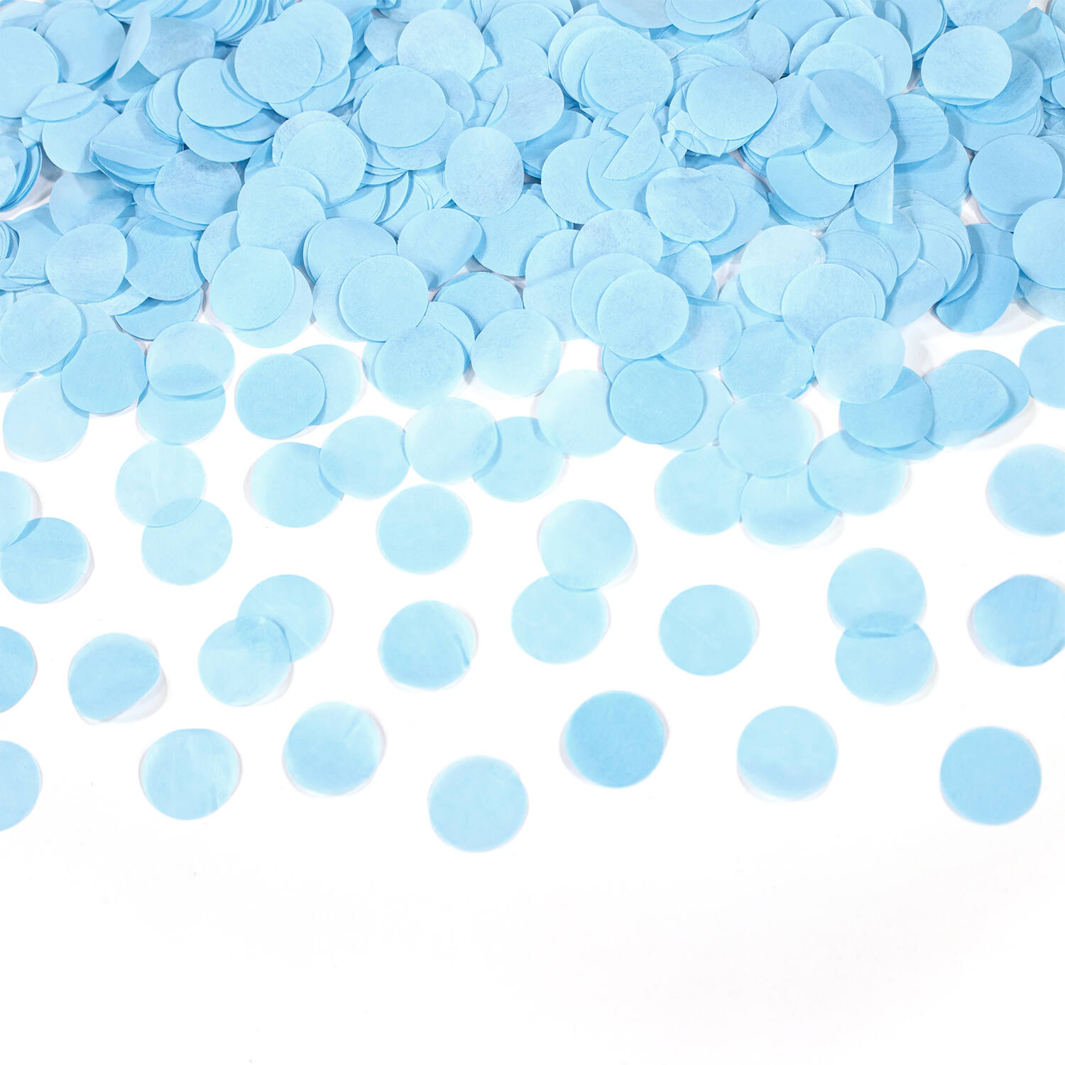 Confetti Cannon Gender Reveal Boy Round Paper 40 cm