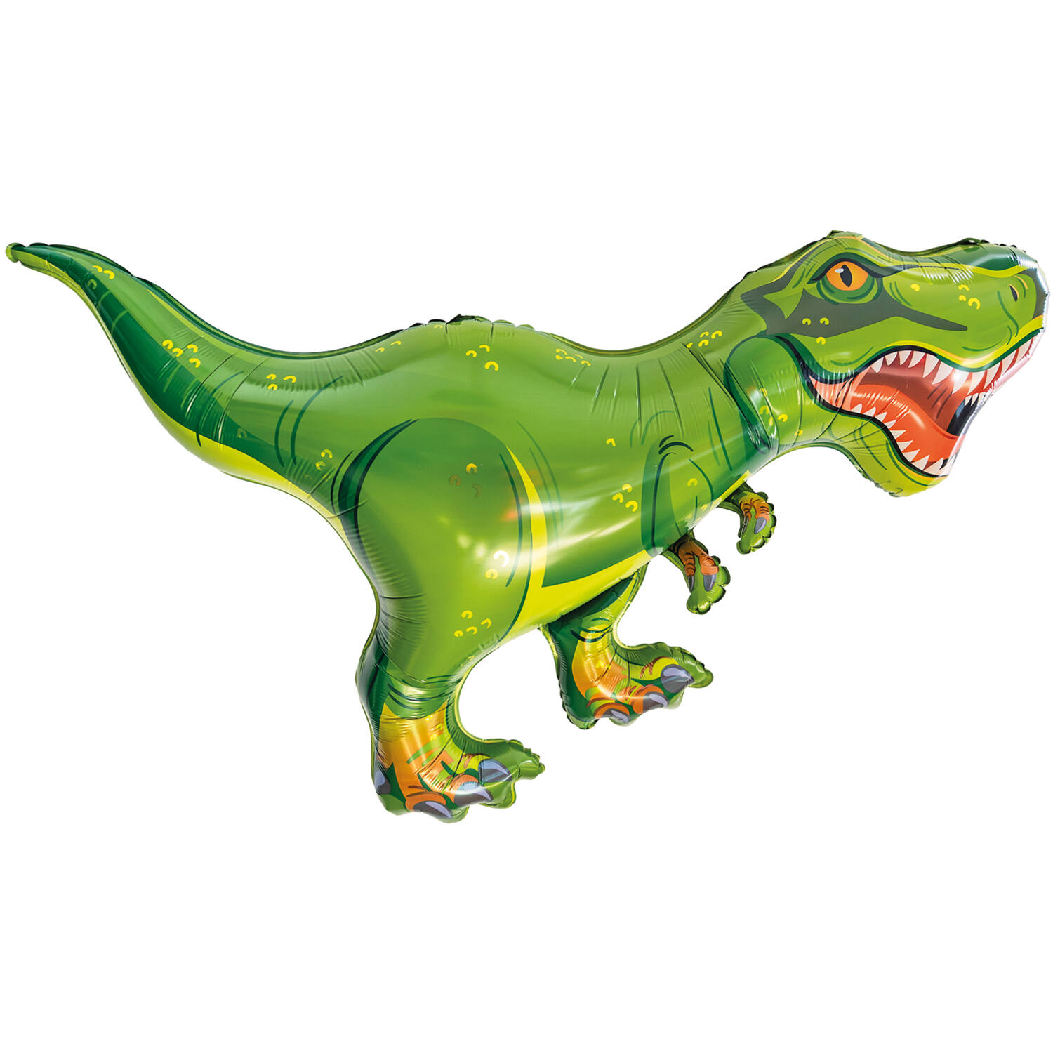 Large Shape Dinosaur T-Rex Foil Balloon H60 Packaged 113 cm x 71 cm
