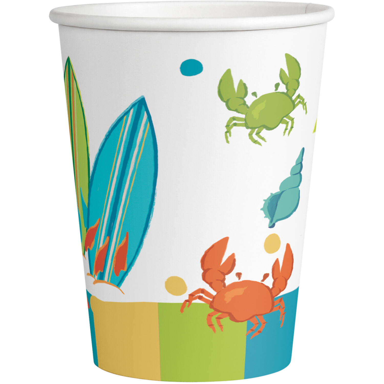 8 Cups Surf Party Paper 250 ml