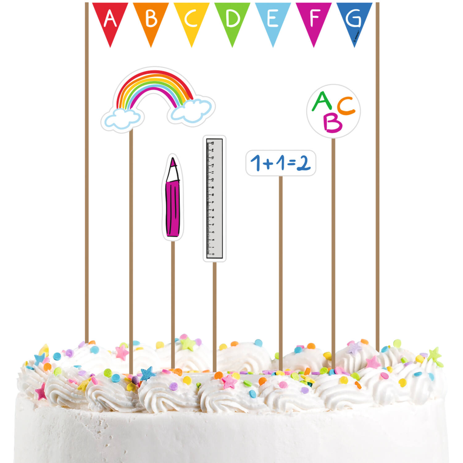 Cake Decoration School Start Paper 15 x 20 cm
