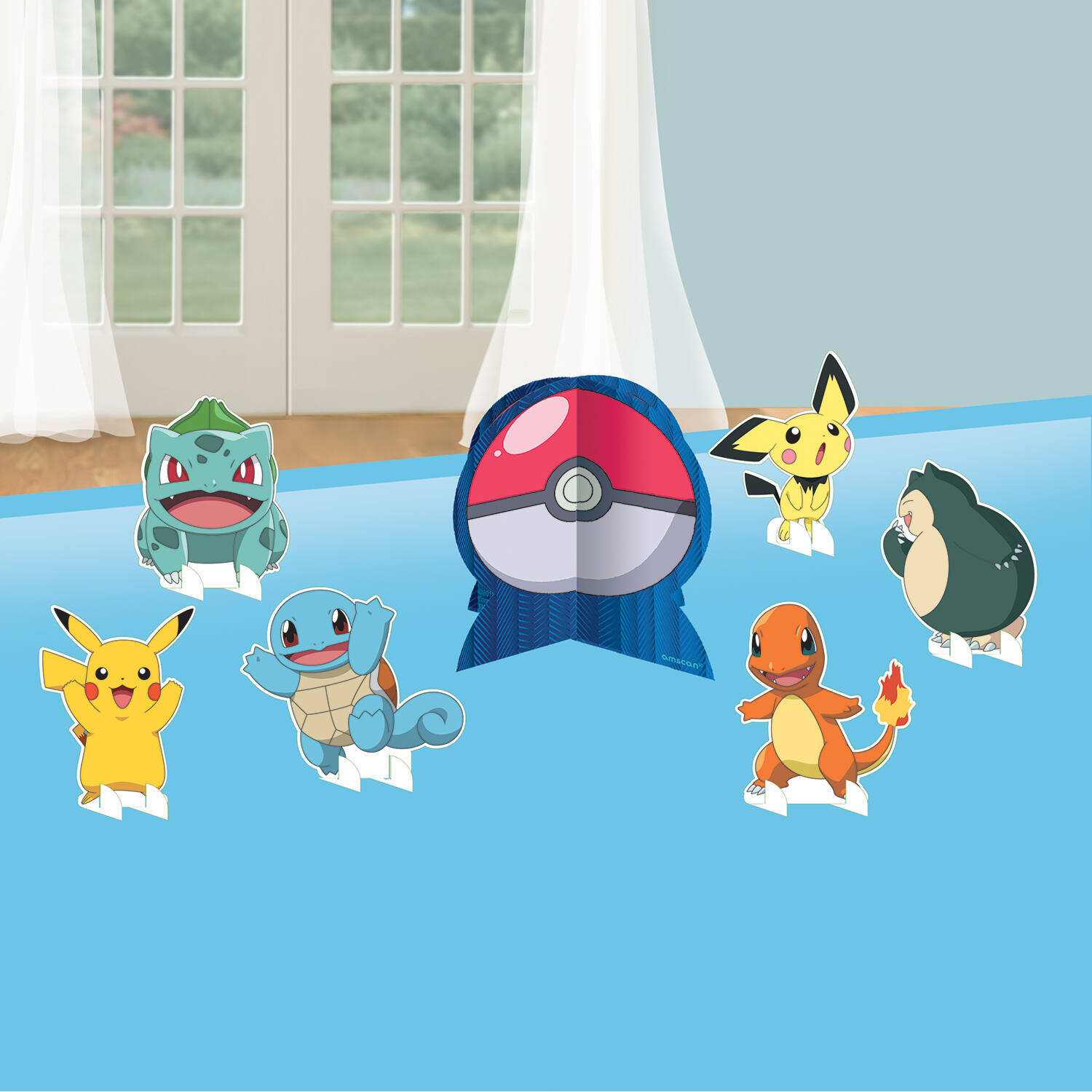 Table Decorating Kit Pokémon 2024 Paper 7 Parts 8 x 10 cm / 13 x 17 cm