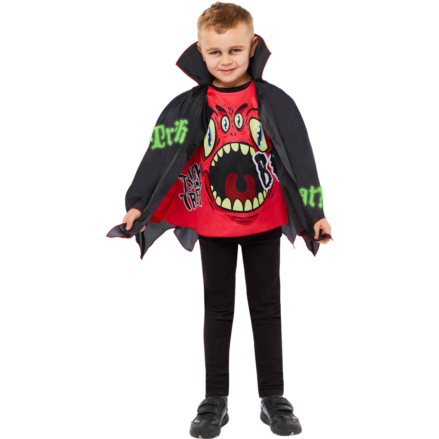 Child Costume Trick or Treat Transform Cape Age 3-7  Years