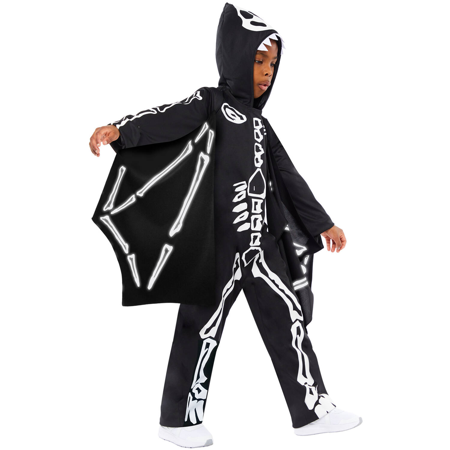 Child Costume Skeleton Pterodactylus Age 8-10 Years