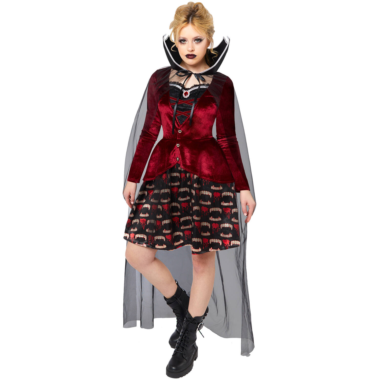 Adult Costume Midnight Vampiress Size M