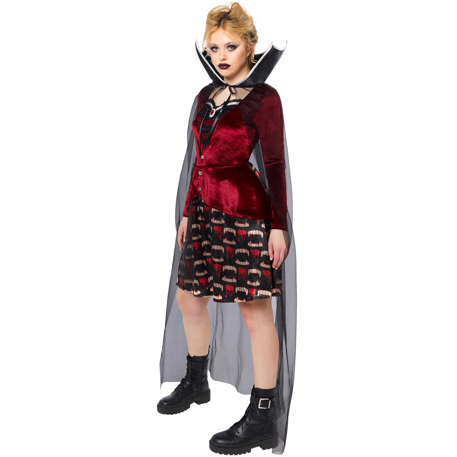 Adult Costume Midnight Vampiress Size M/L