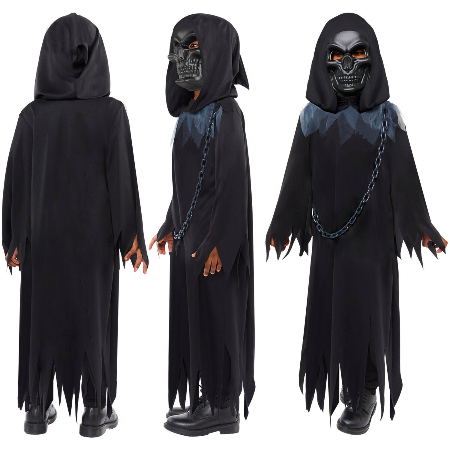 Child Costume Grim Reaper Boys Age 8-10 Years