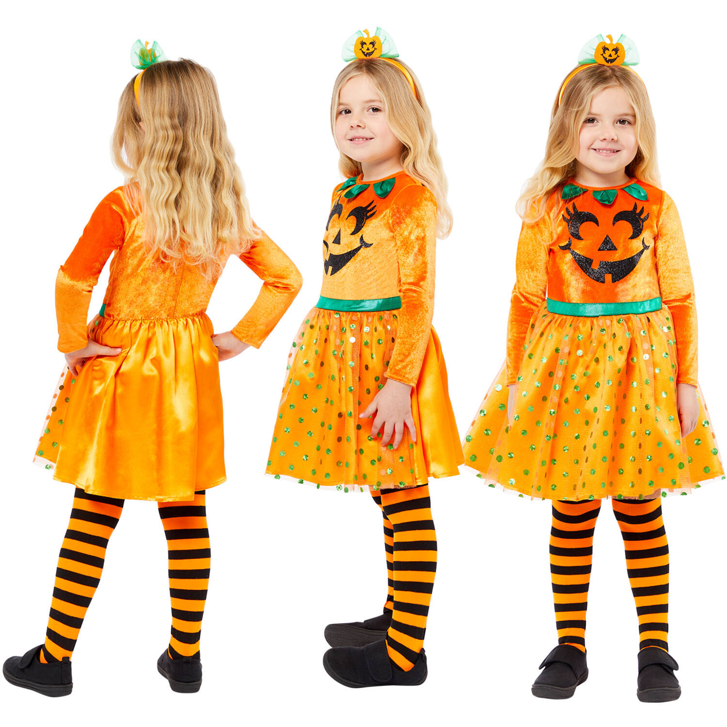 Baby Costume Lil Cute Pumpkin Dress 2-3 Years