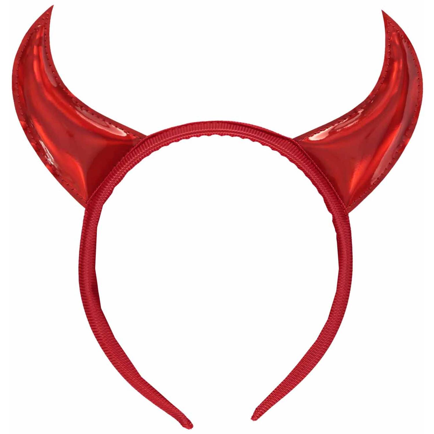 Headband Devil Horns  Red One size