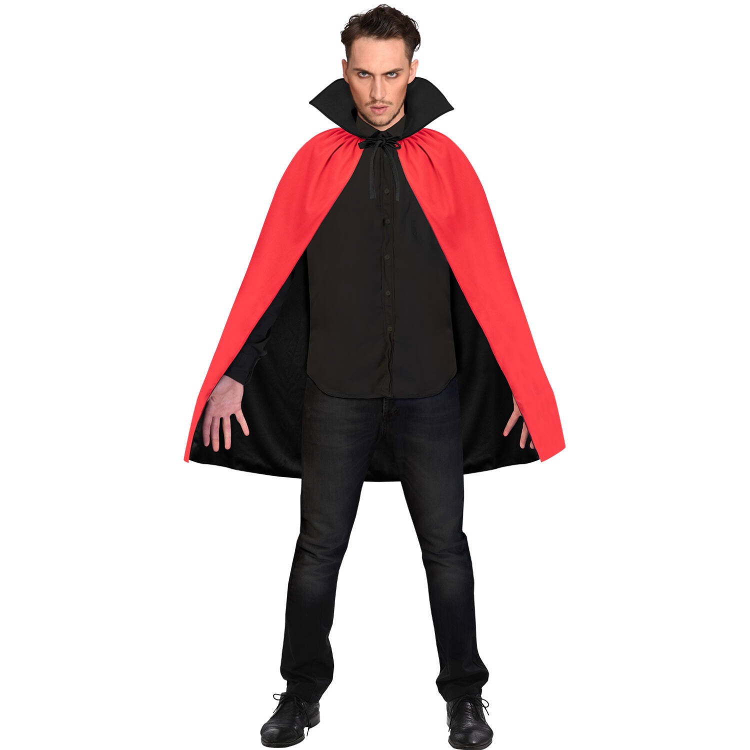 Costume Accessory Reversible Cape With Collar One size